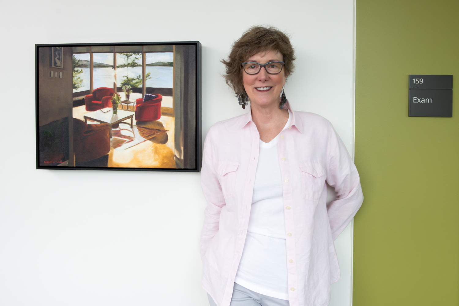 Five of my oil paintings are in UW Neighborhood Clinic in Issaquah. 