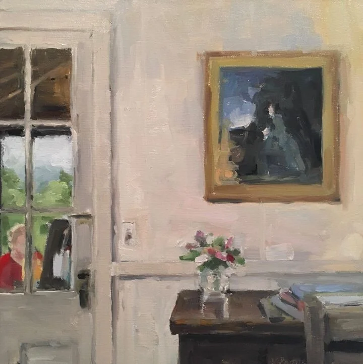 Jaffrey Cottage-View through porch