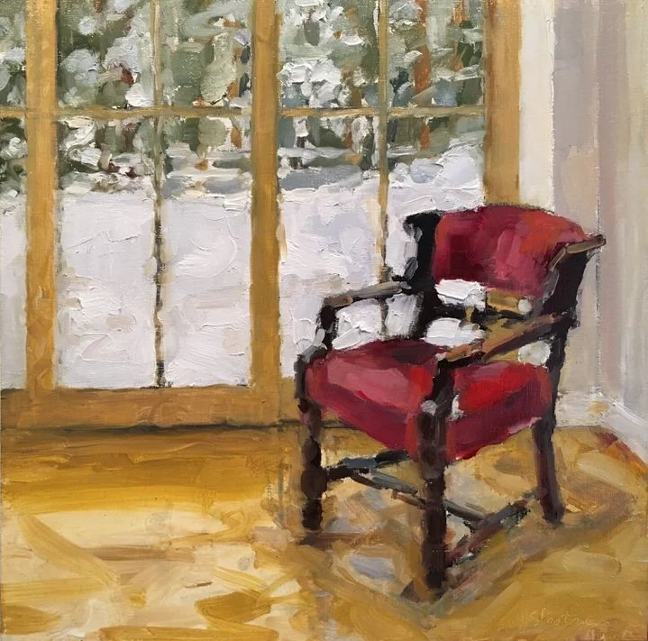 Red Velvet Chair