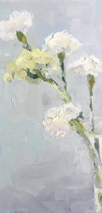 White Carnations-Queen Anne's Lace #1