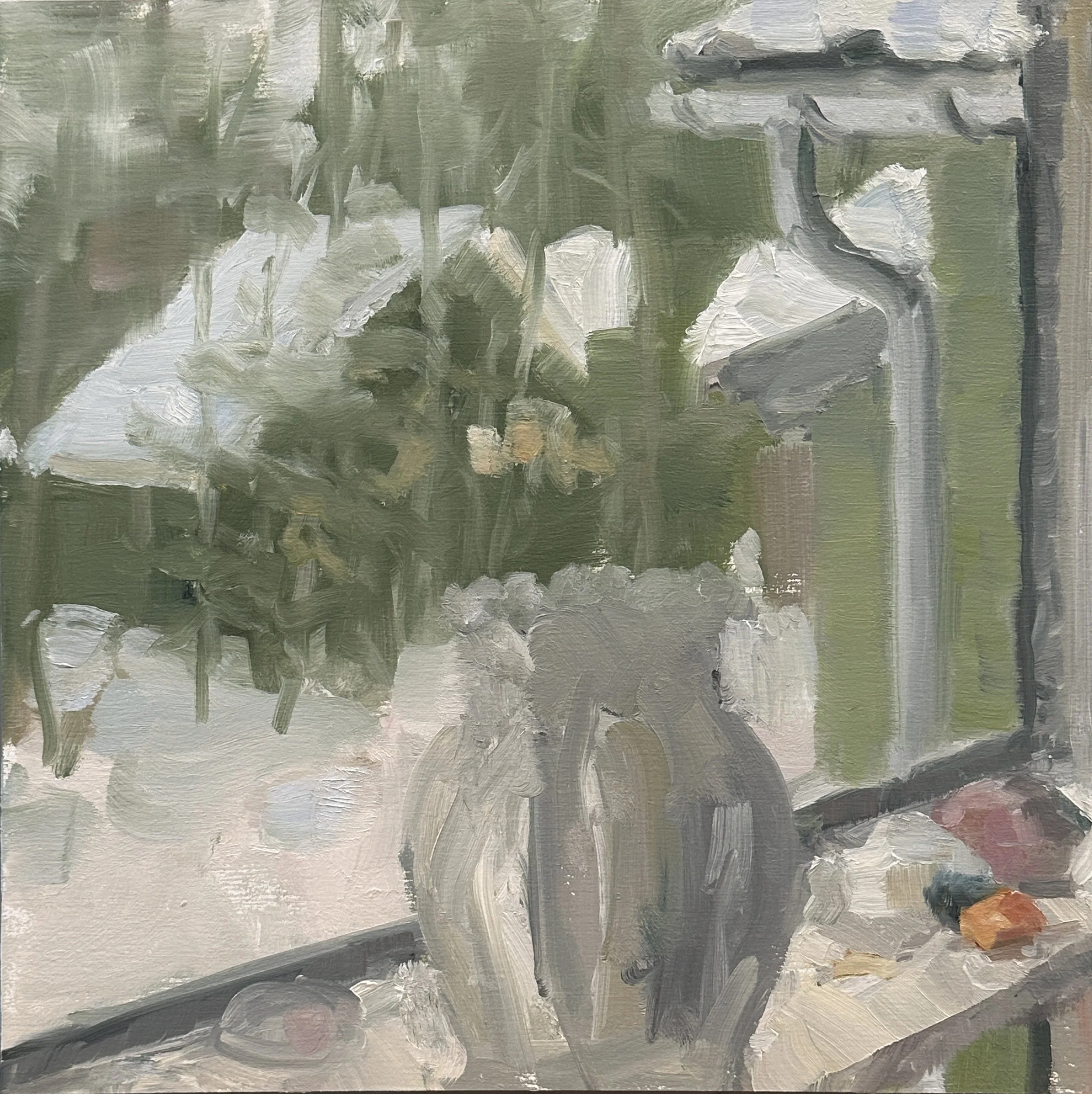 Looking out the window