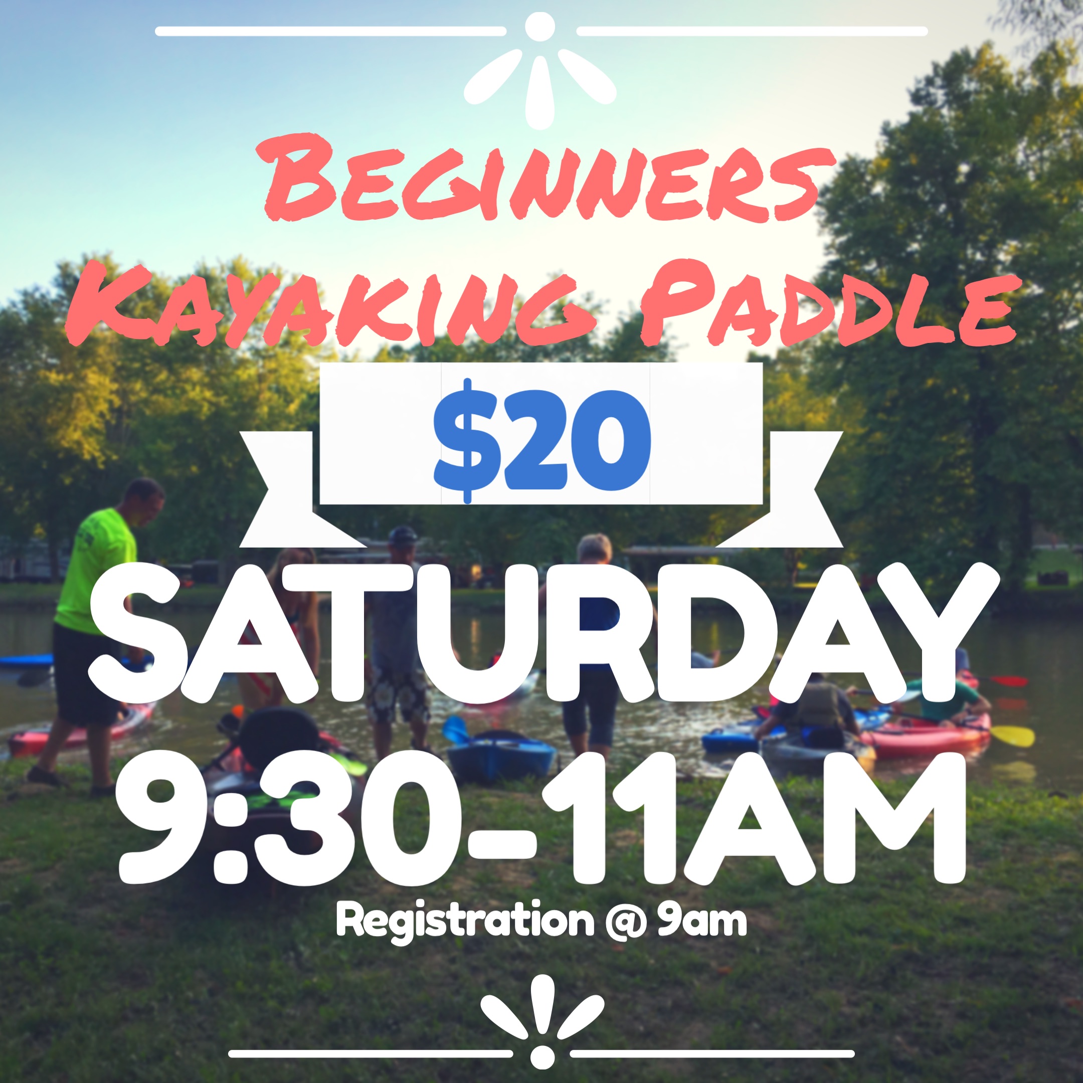 Beginners Kayaking Paddle