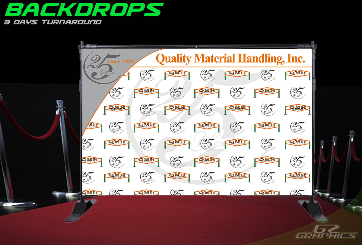 Backdrops banners