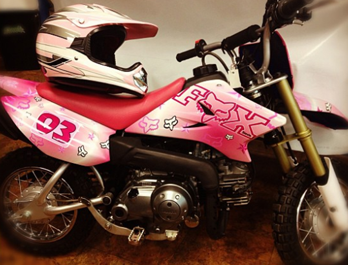 Pink Motorcycle Wrap - Vivid Wraps