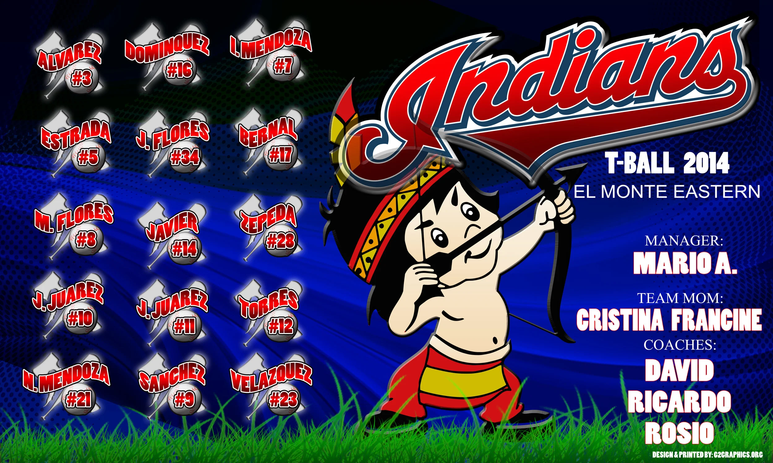 t-ball indians el monte 2014 Banner.jpg