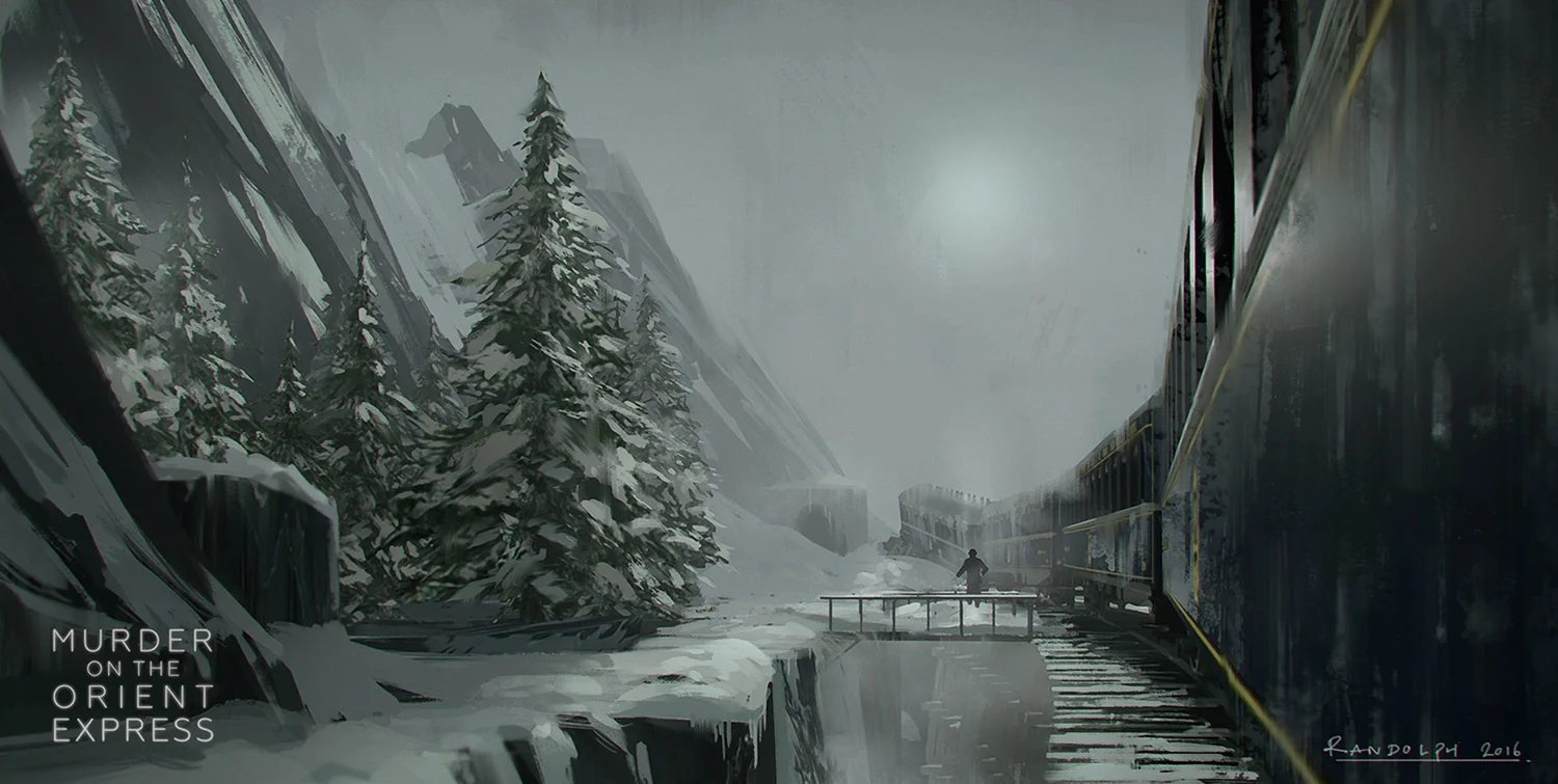 Randolph Watson concept art, murder on the orient express
