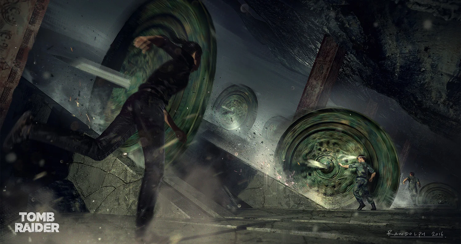 Tomb Raider 2018 film concept art, Randolph Watson