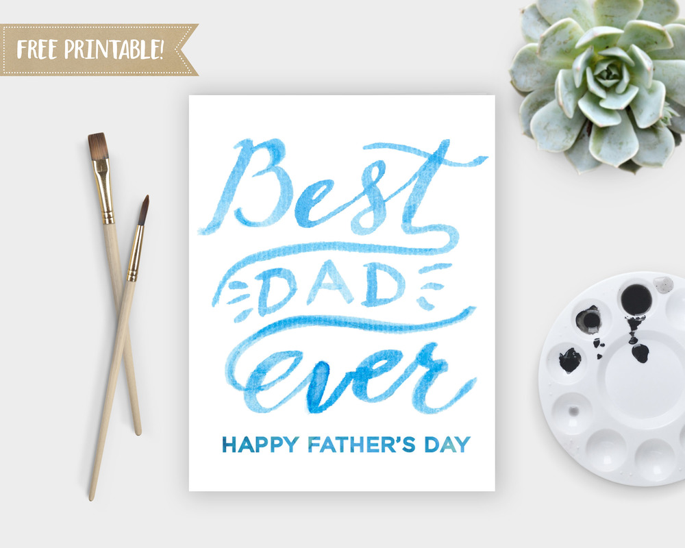 Free Father S Day Printable Card Tumbalina
