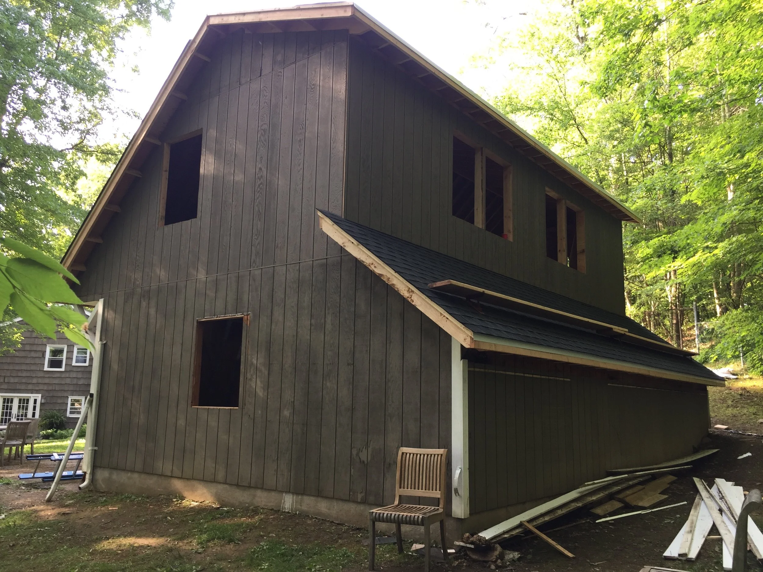 NEW FRAME WITH UPSTAIRS ADDED IN