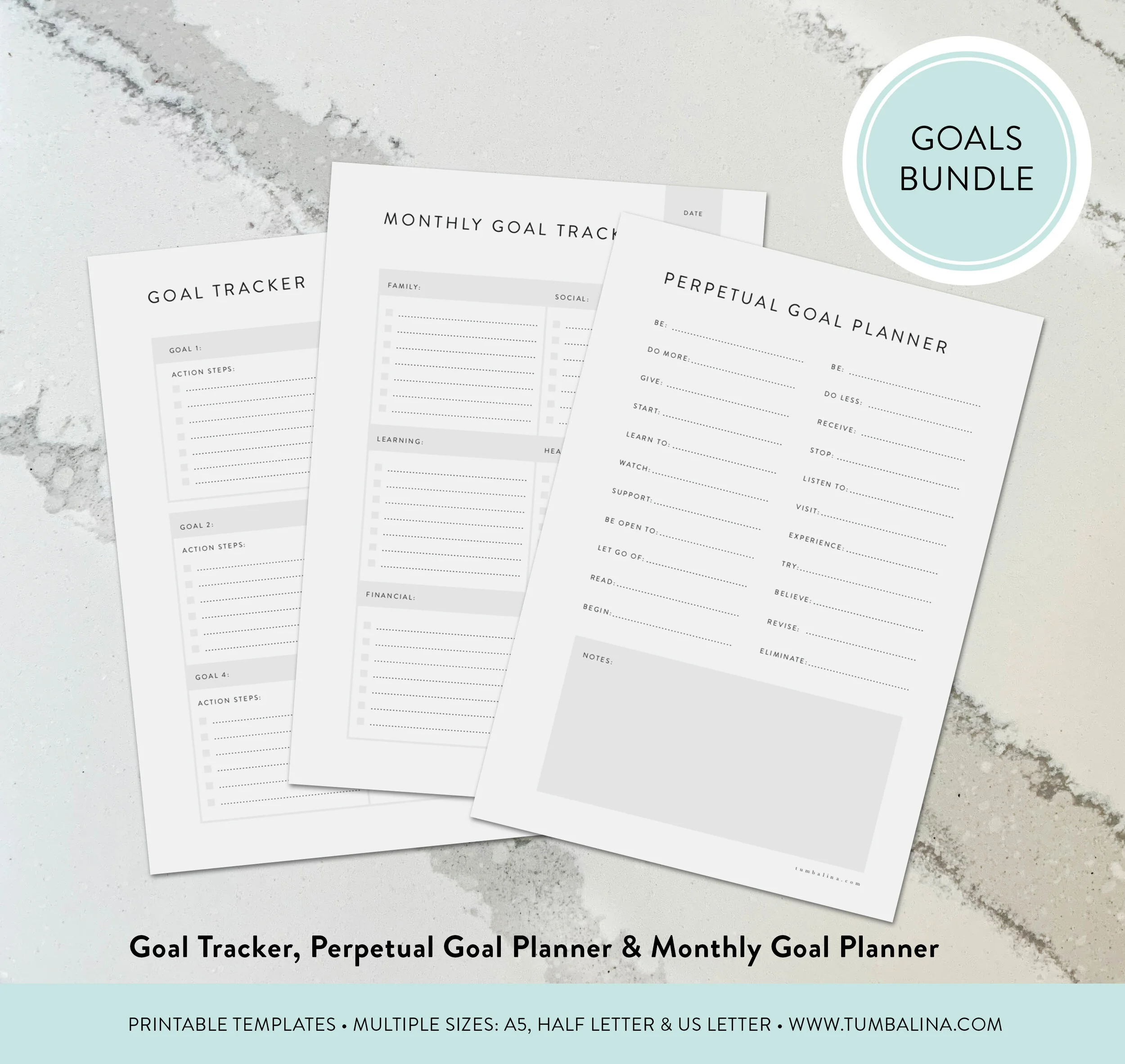 Banner Goal Planning Bundle