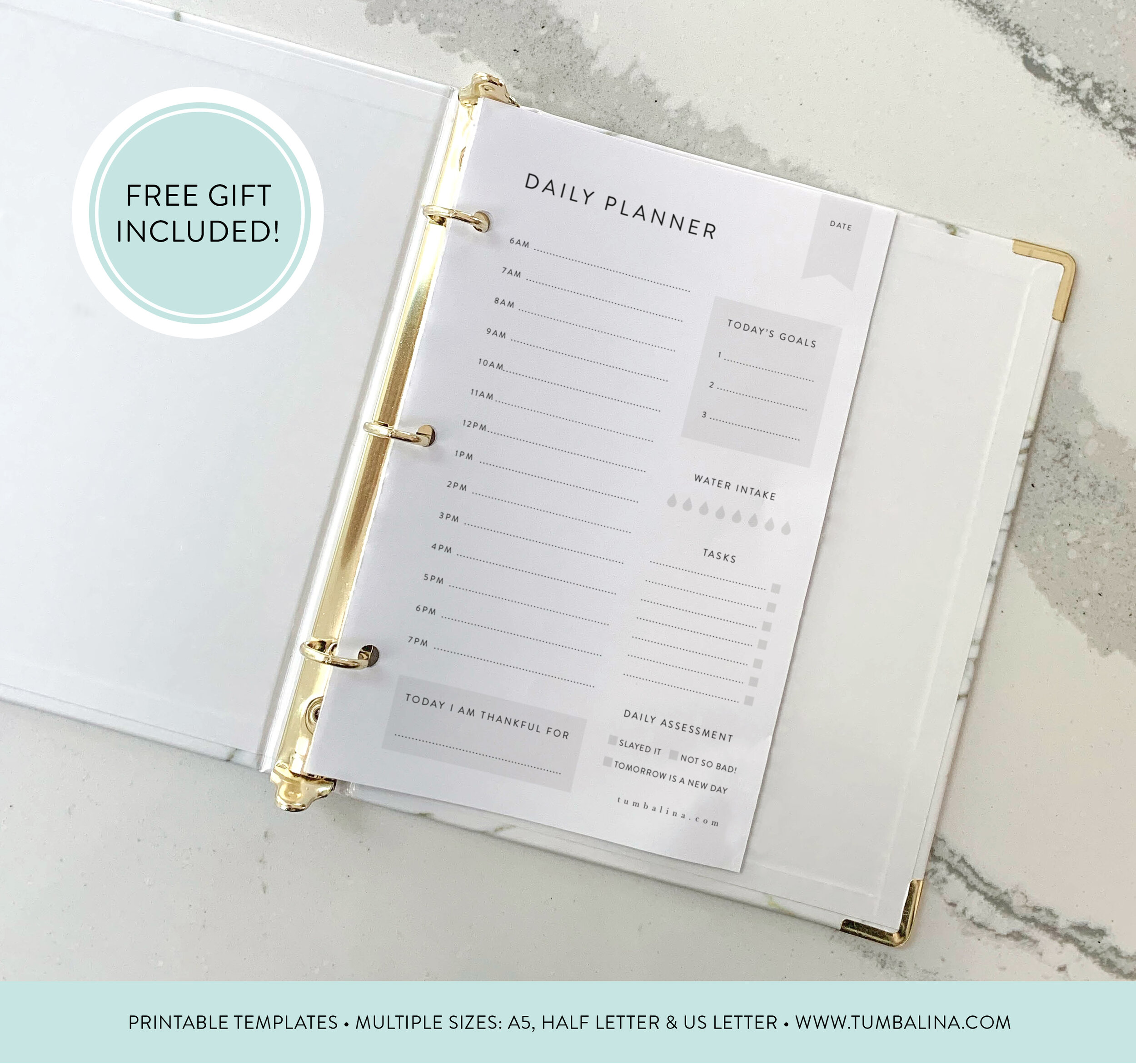 Daily Planner Printable Organizer