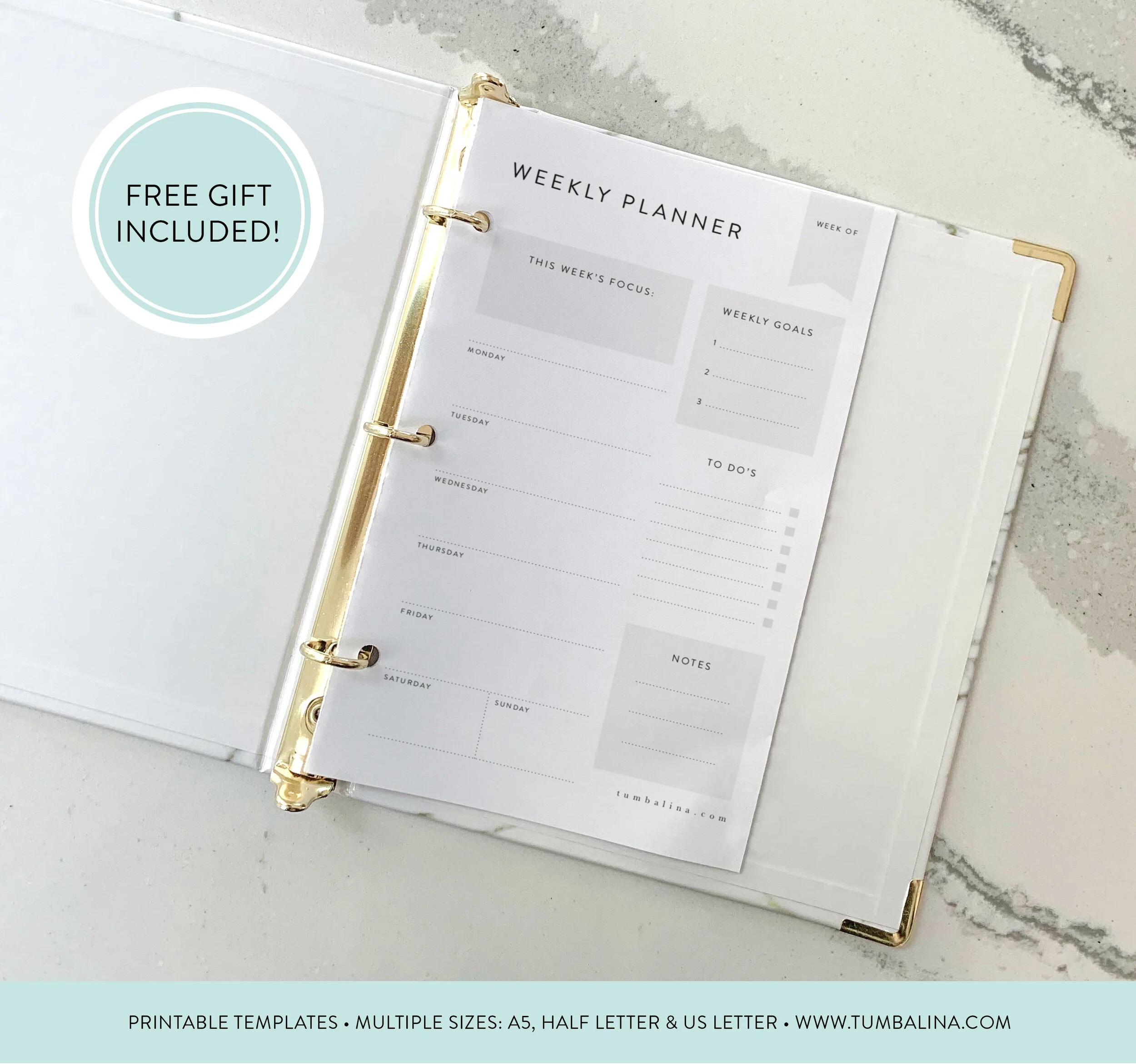Weekly Planner Printable Organizer