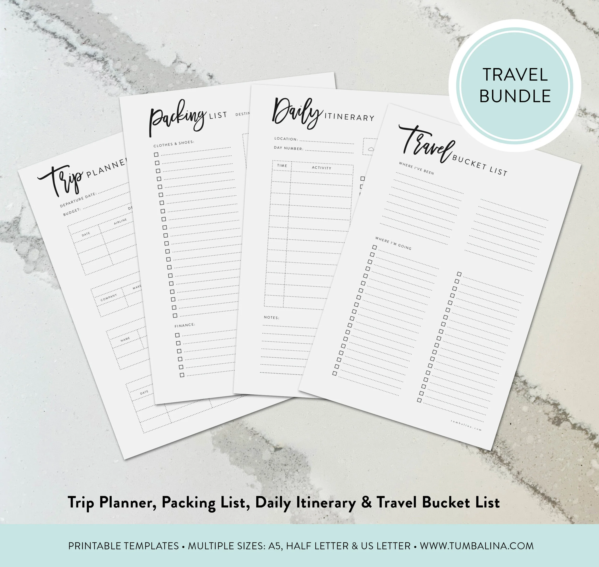 Travel Planning Bundle