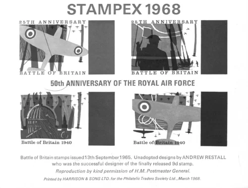 An alternative proposal for the 1965 Battle of Britain Royal Mail stamp issue.