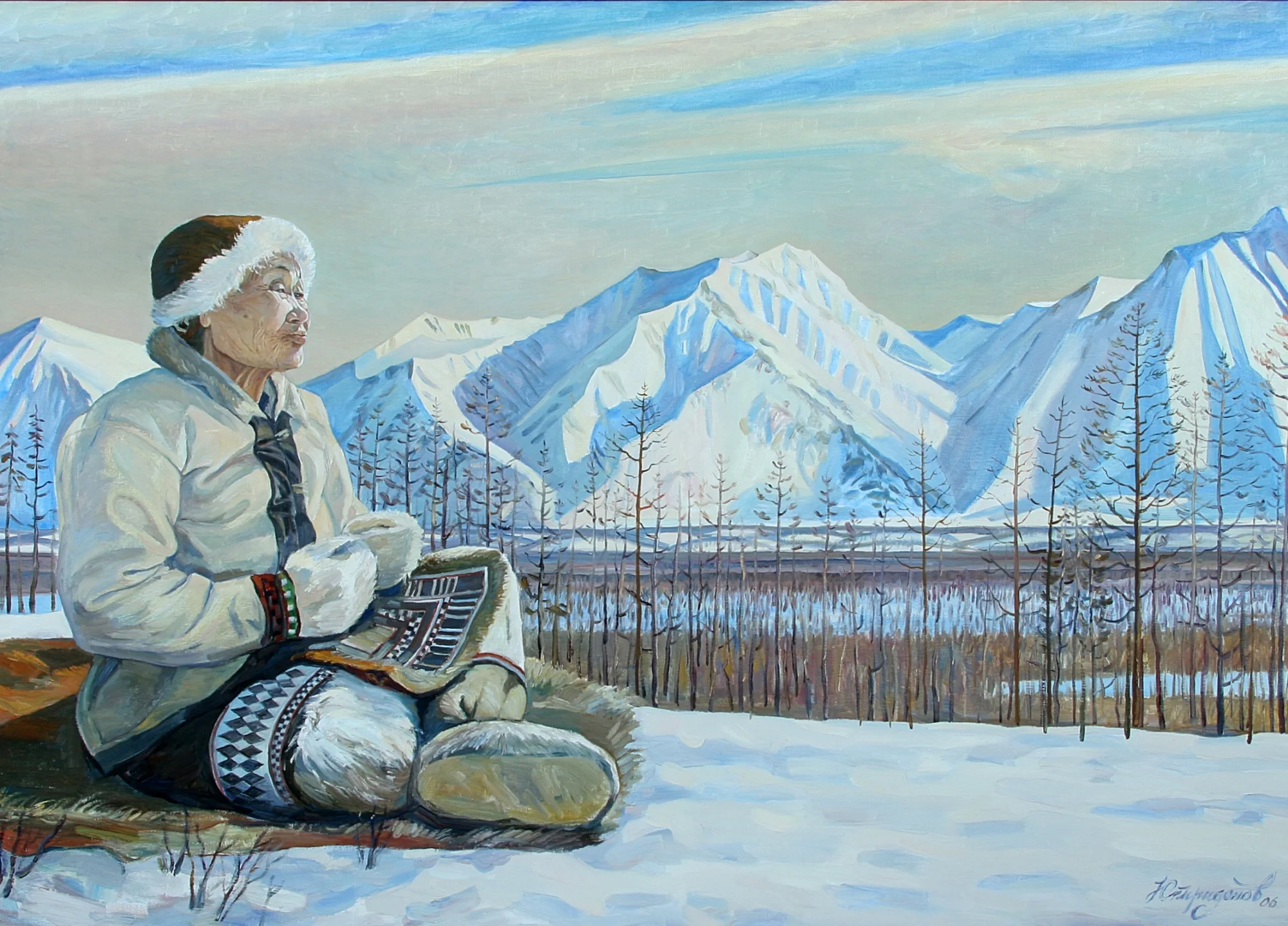  Хозяин Момских Гор. 2006 (холст, масло) | The Master of the Moma Mountains. 2006 (oil on canvas) 