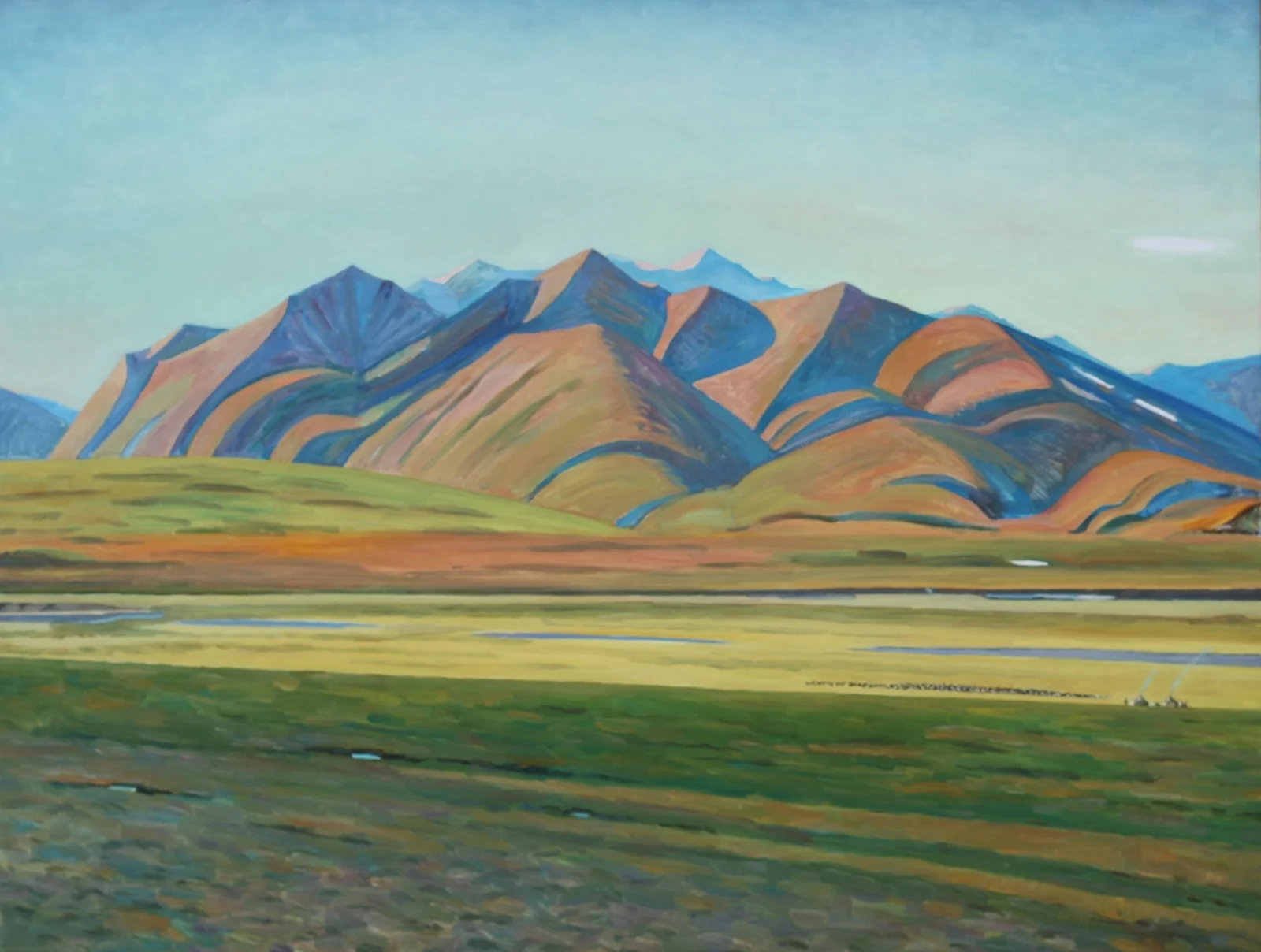  У Момских гор. 2011 (холст, масло) | At the foot of the Moma Mountains. 2011 (oil on canvas) 