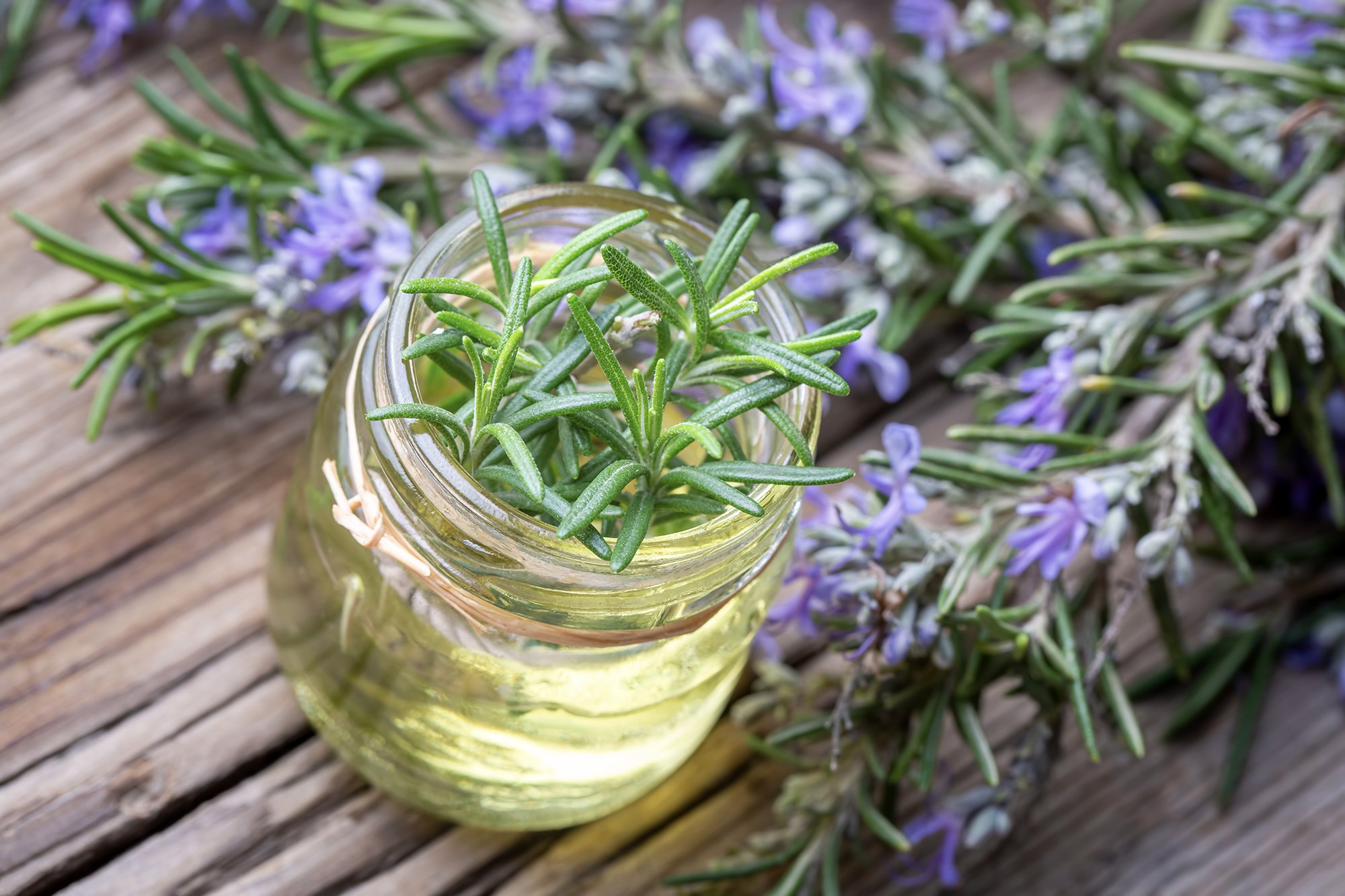 Rosemary is my go-to herb for mental clarity with stress relief