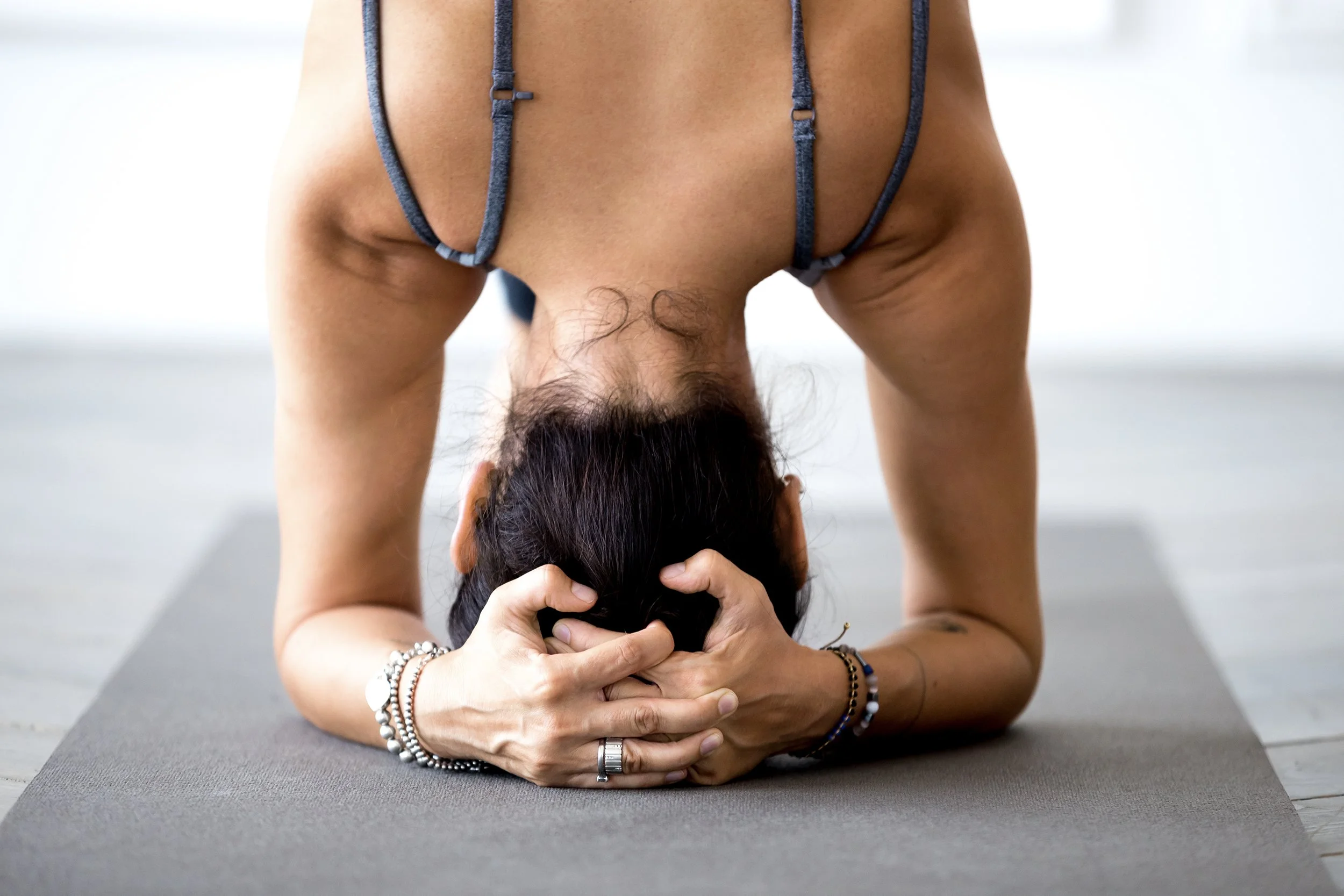 Doing headstands improves blood flow to the scalp.