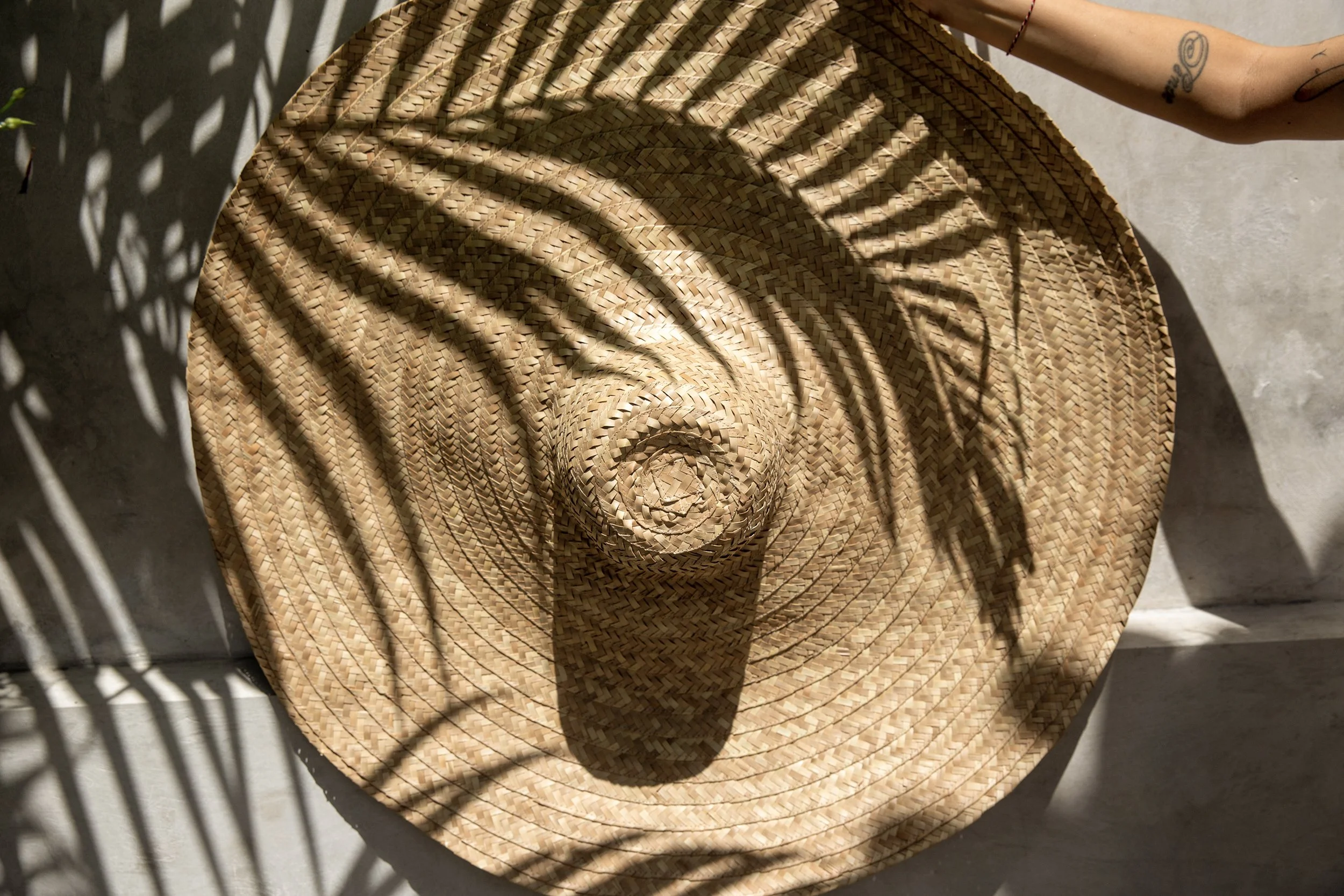 Protect your hair from the sun with a hat