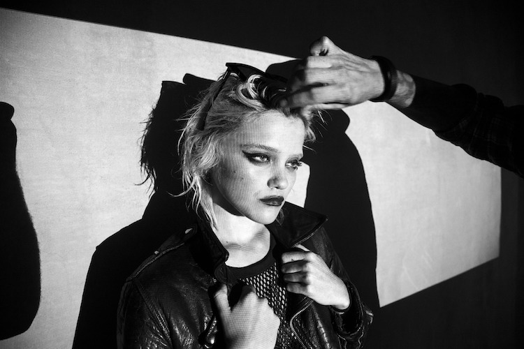 Behind the scenes of the Sky Ferreira 'You're Not The One' video. Photo by Nikko Lamere .