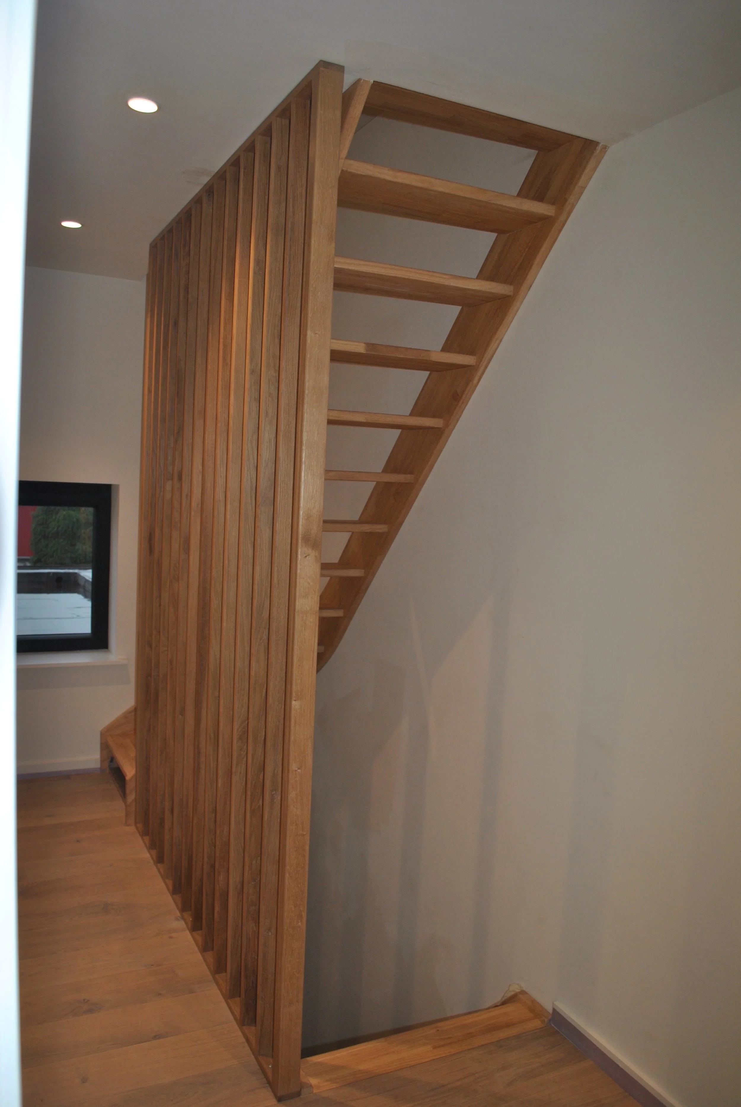 Balustrade in rubberwood