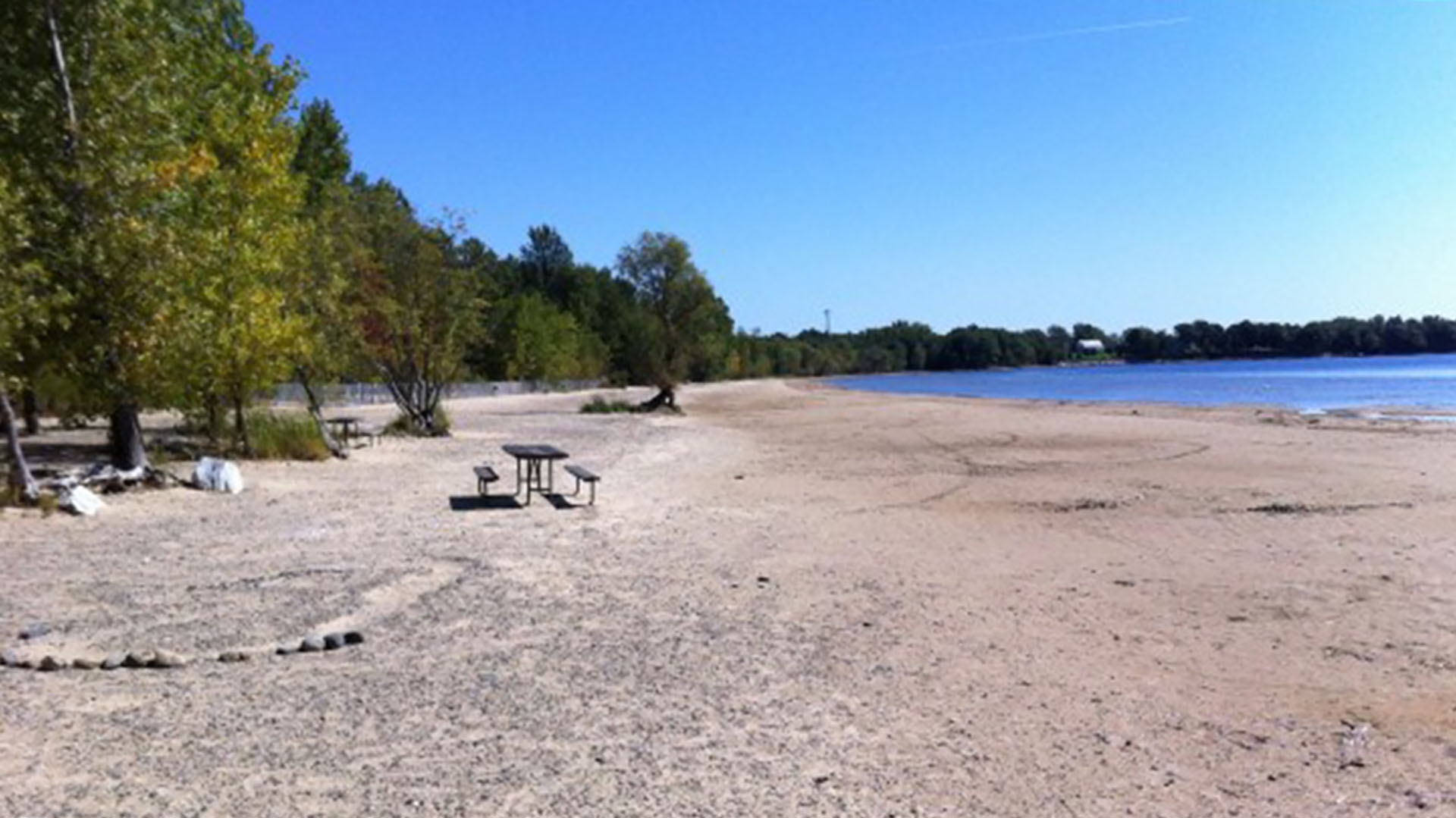 Beach at Alburgh Dunes State Park