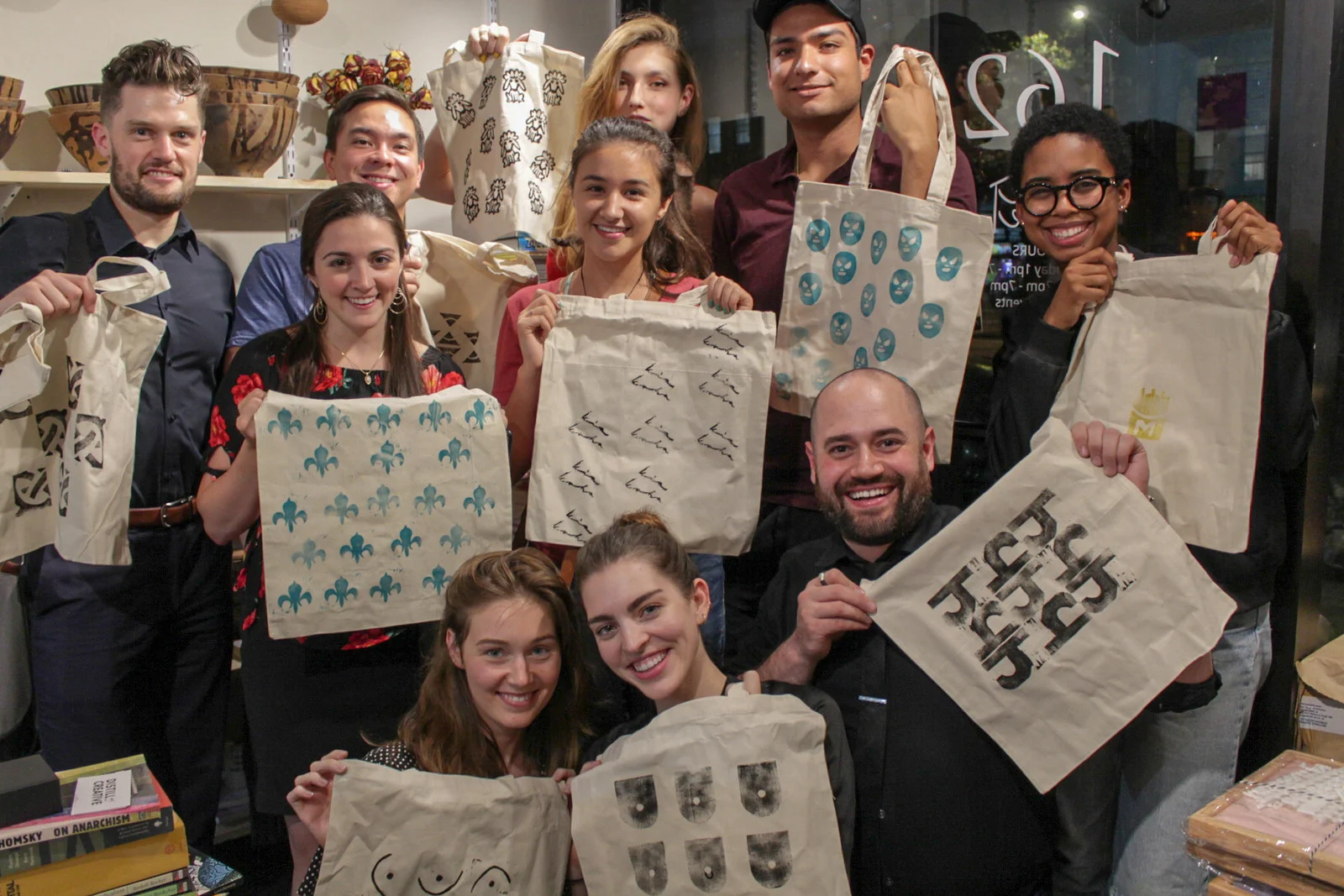Workshop for Culture Night at Eche Verde, our first studio in the Lower East Side