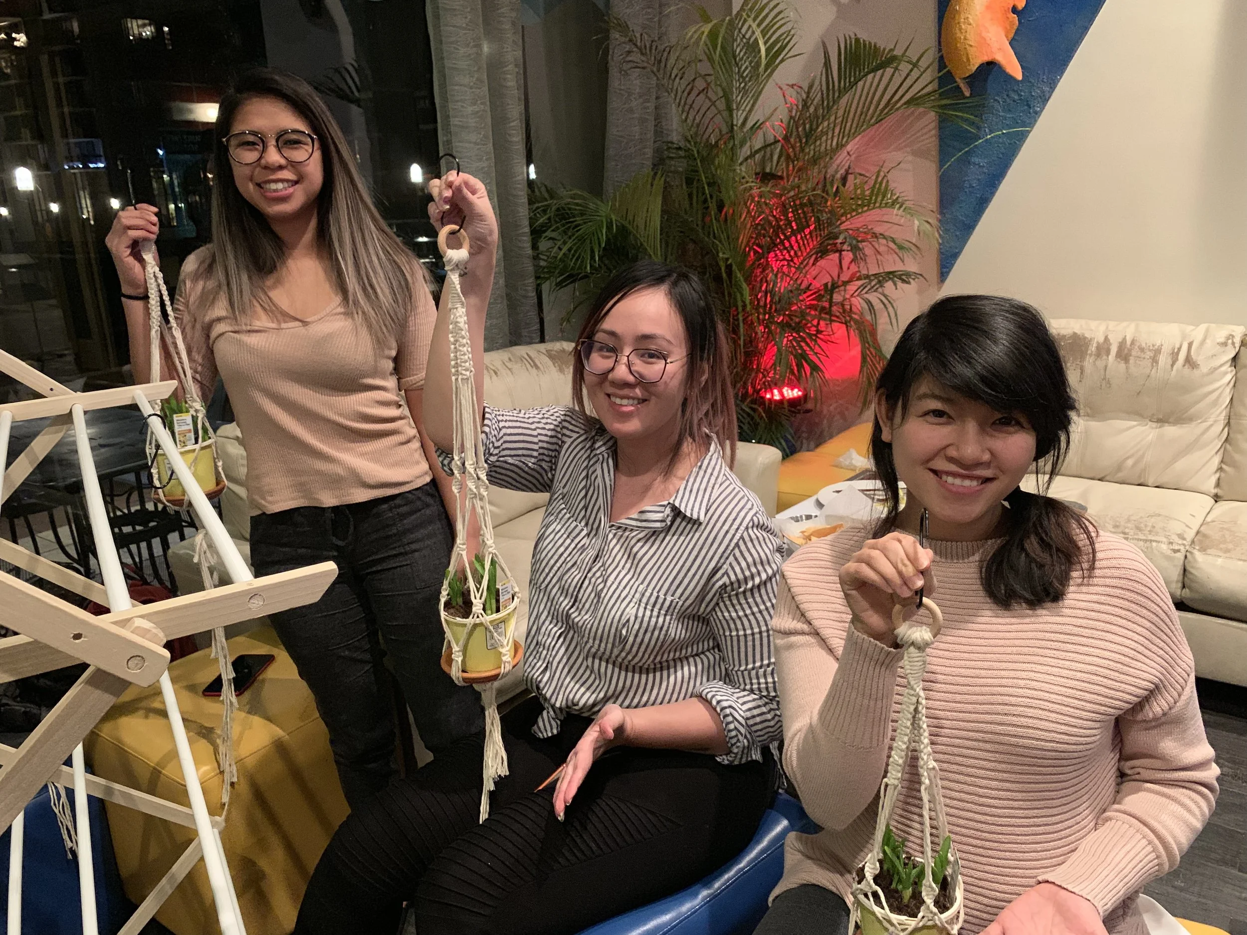 Macramé Plant Hanger Workshop at Kalypso’s in Reston, VA