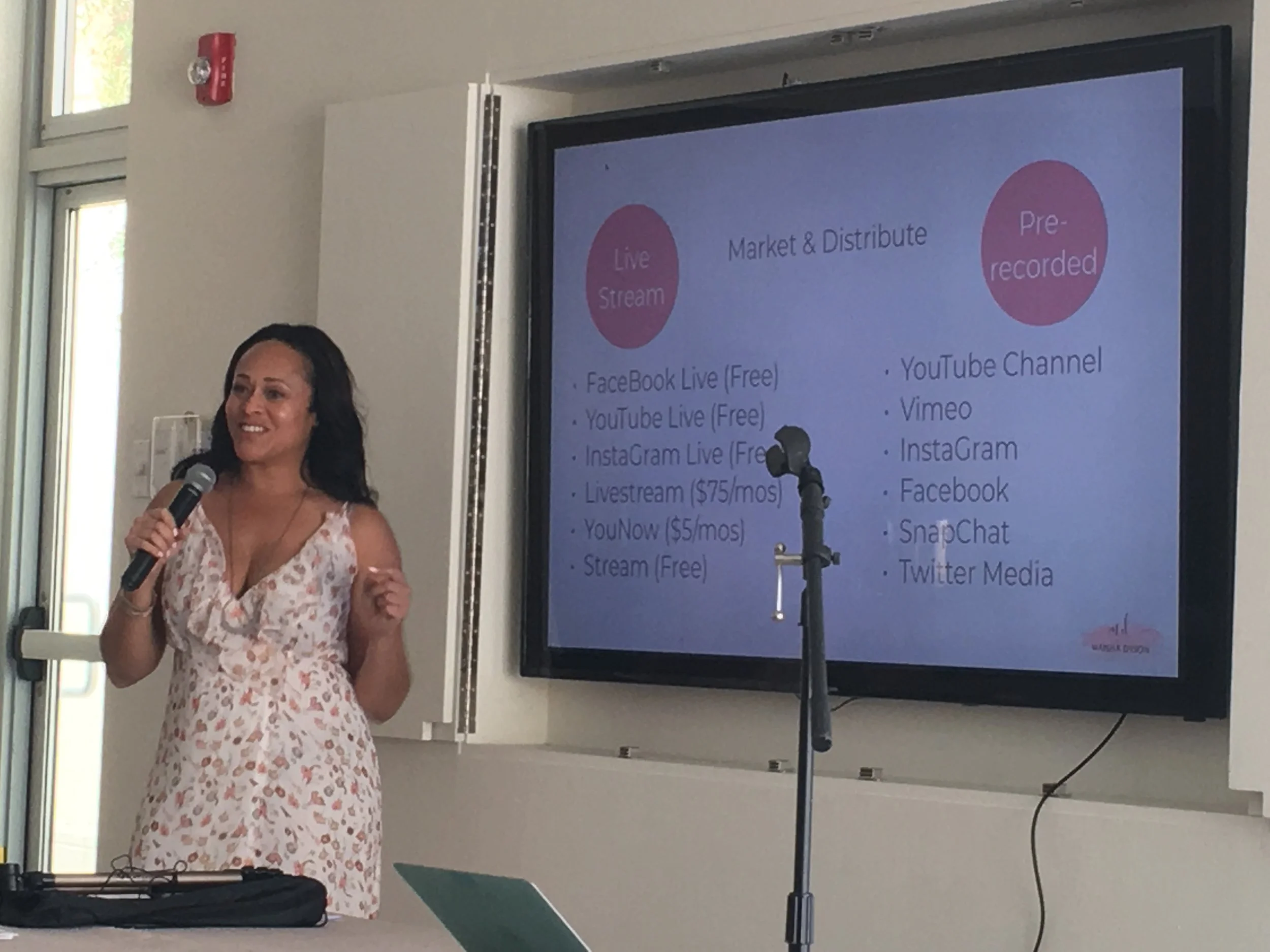 Maisha Dyson on public speaking and being in your content, The Ace, Alt Oasis, Palm Springs