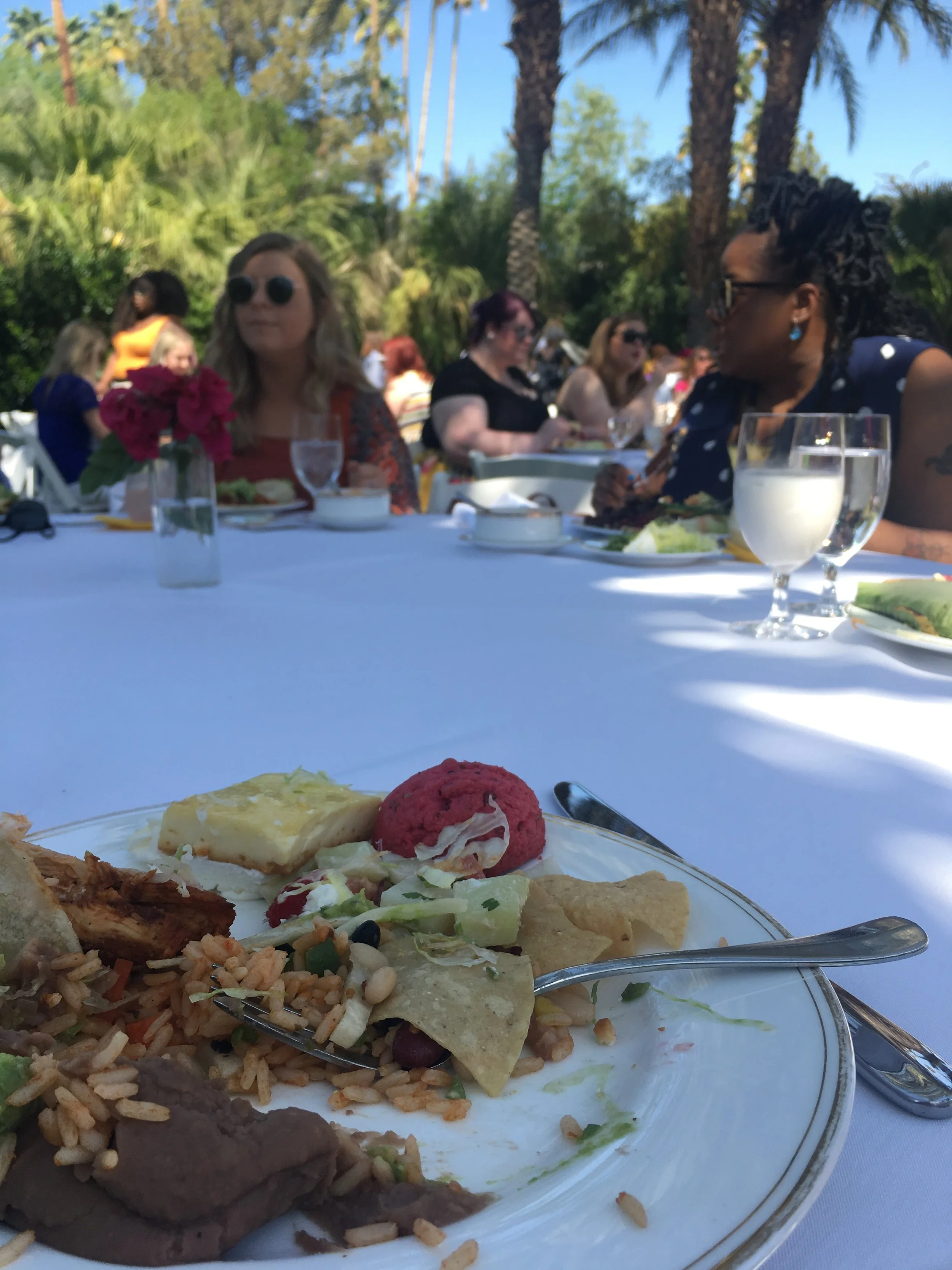Lunch at The Parker, Alt Oasis, Palm Springs