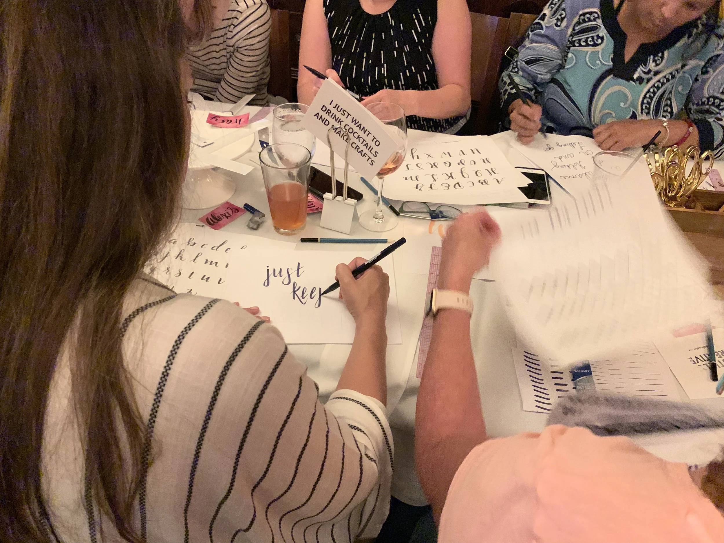 Hand Lettering Workshop Recap