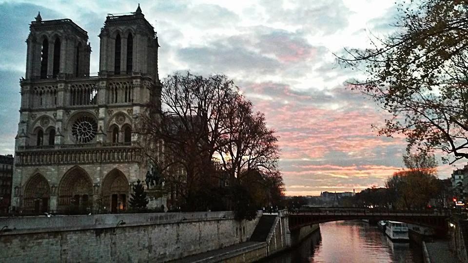Notre Dame during Sunrise
