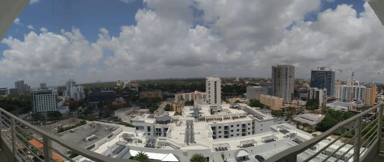 View from my Airbnb Rental in Brickell