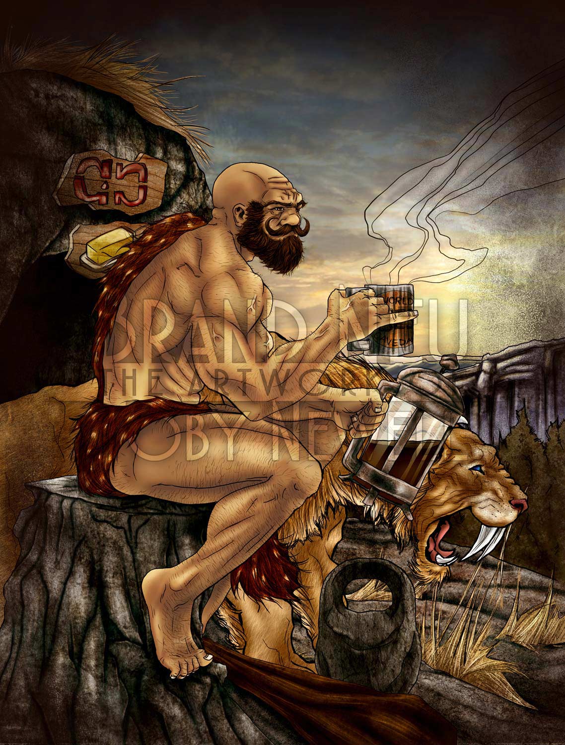 Caveman Coffee Rashguard