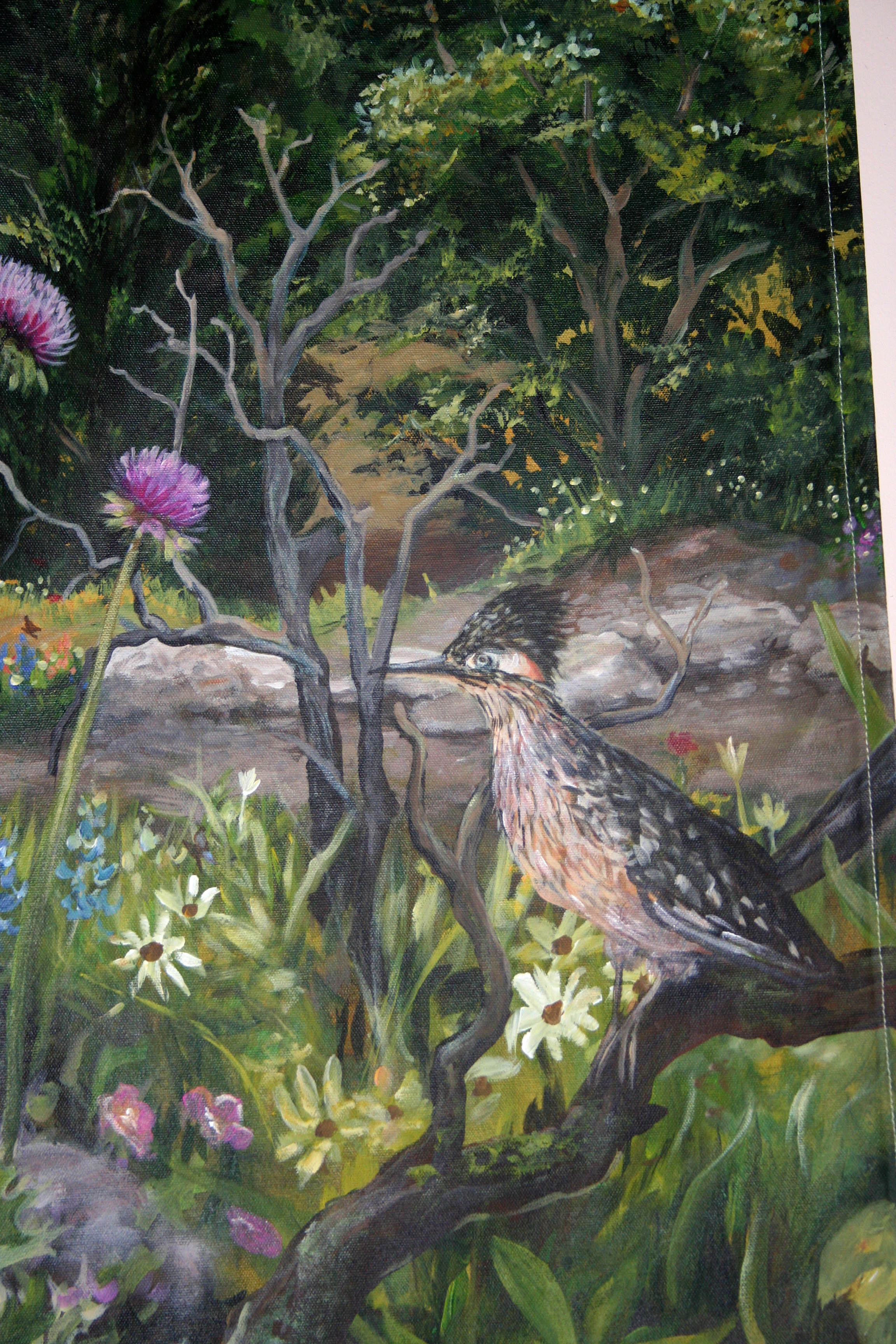 Spring In The Hill Country Tapestry (detail)