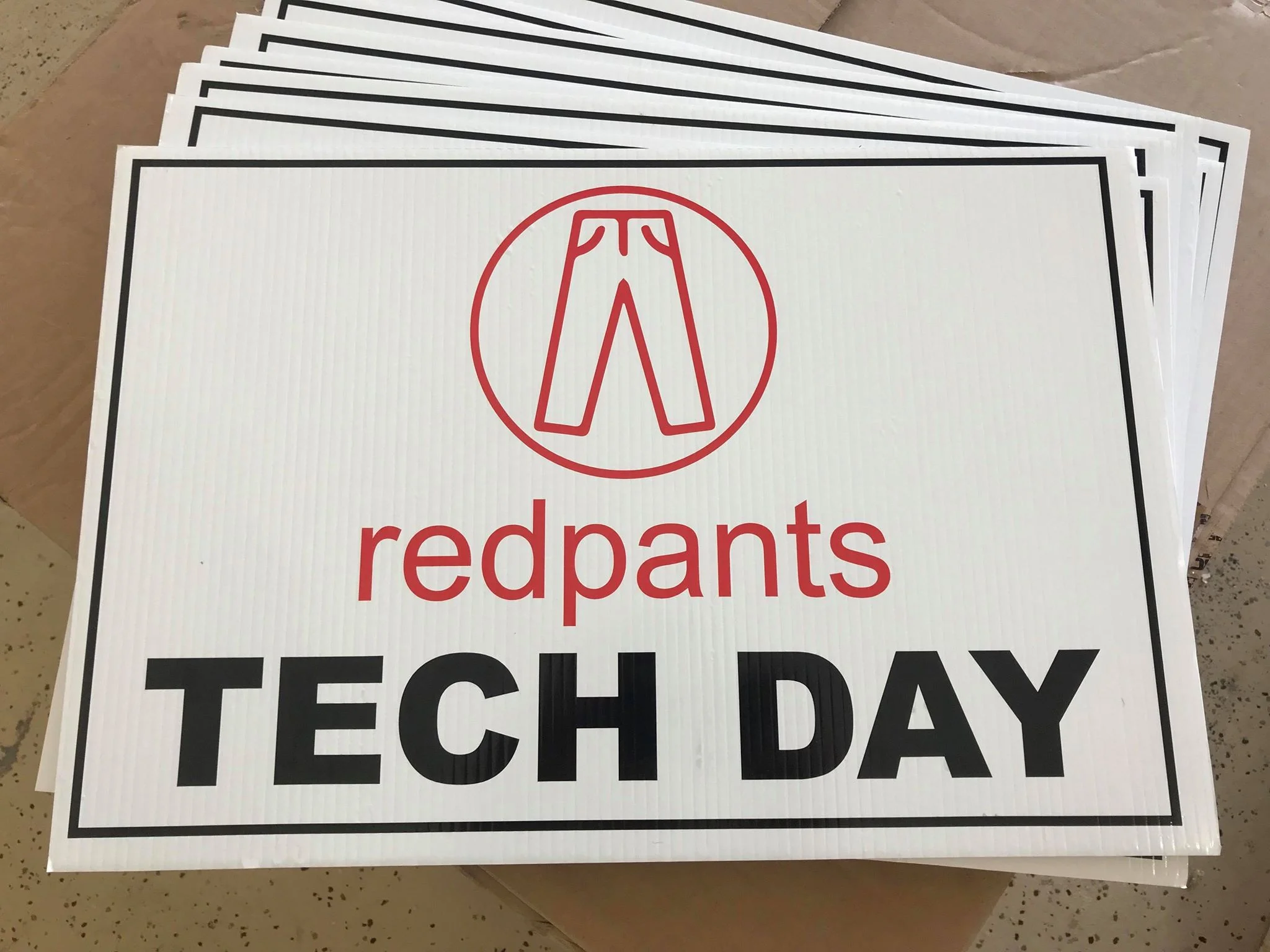 Redpants Tech Day signs.jpg