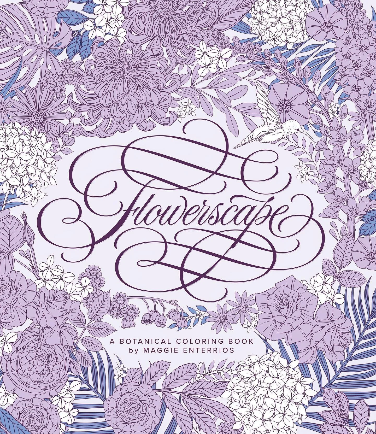An actual dream come true. The cover for my upcoming coloring book has been finalized. 💕 @adehogue created the lettering, but I&rsquo;m guessing a lot of you already knew that because it&rsquo;s ICONIC. ⁣
✨ The design process was especially tough fo