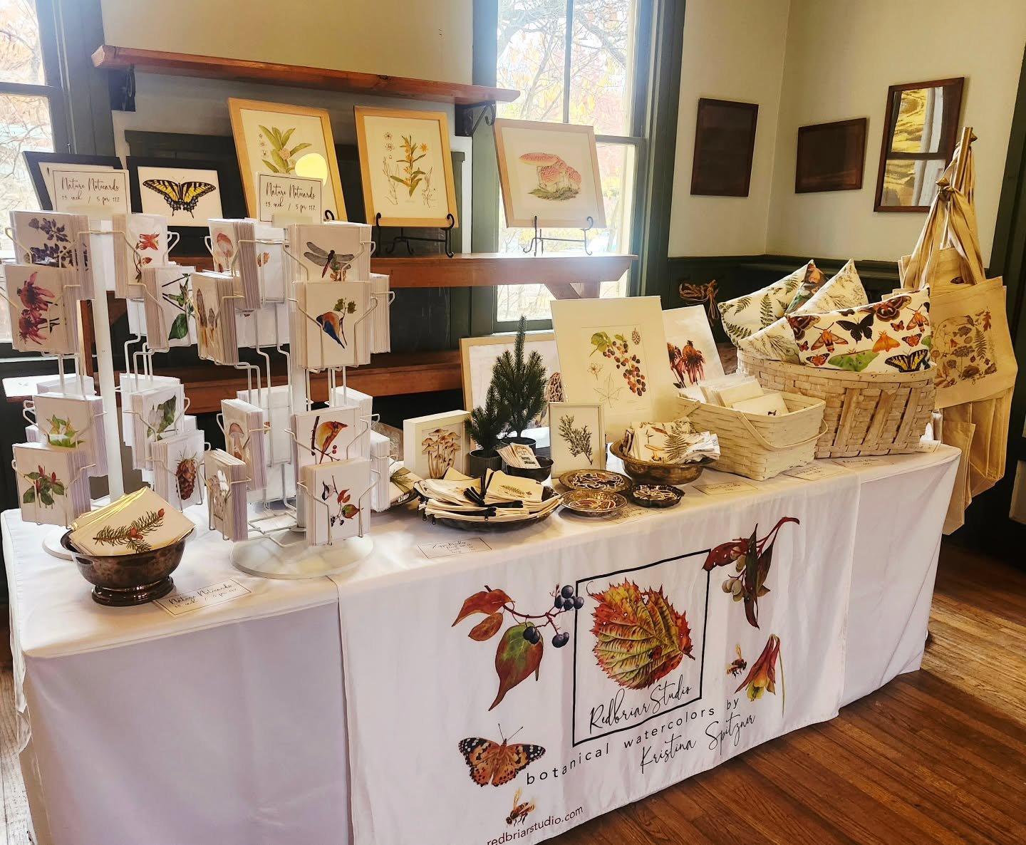 Thank you so much for the love and support at @blandfordnaturecenter Nature Maker's Market today!❤️ What a fun day of meeting and chatting with all of you in this beautiful space!🥰