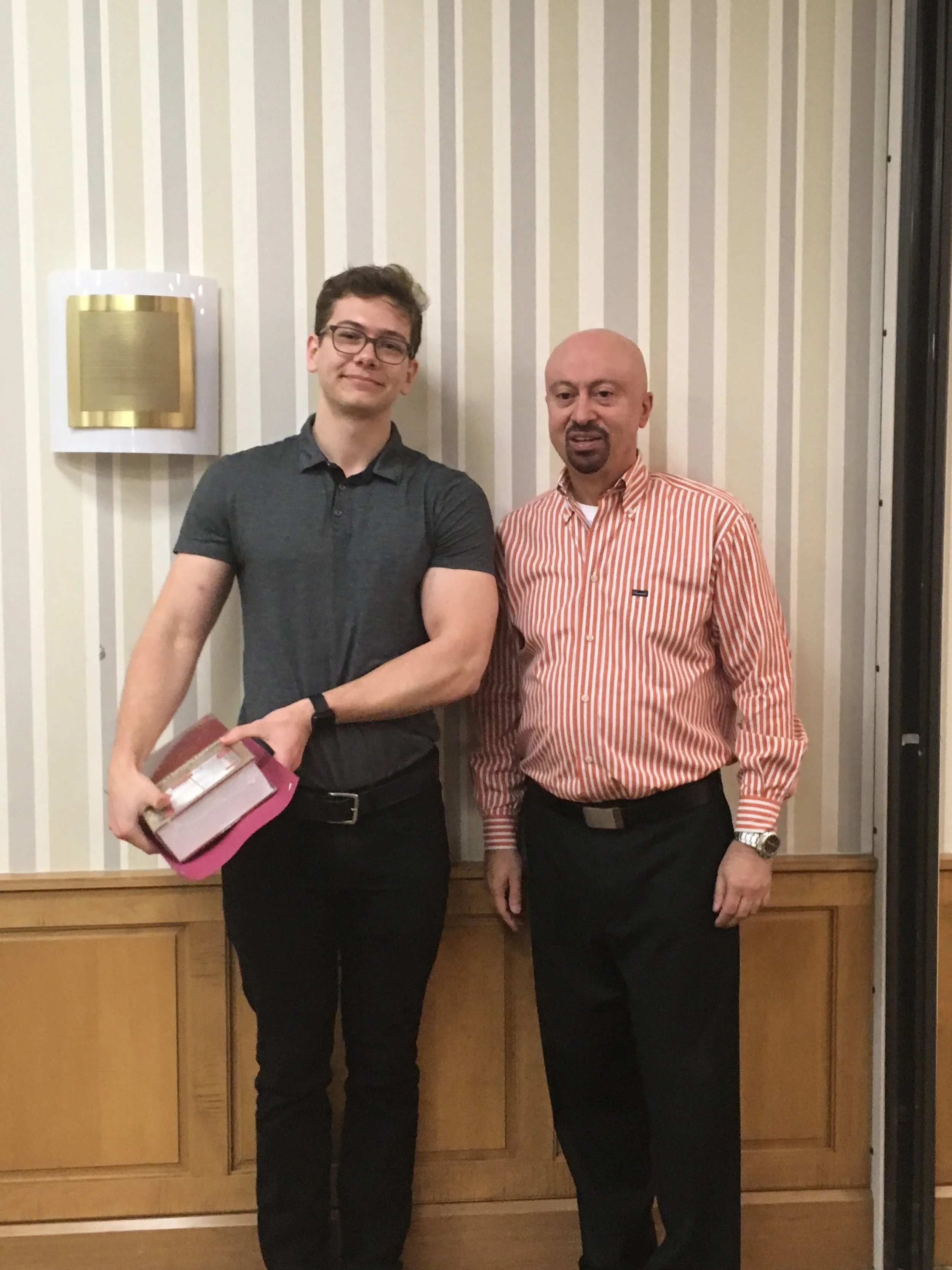  Max Moore and Dr. de Freitas 