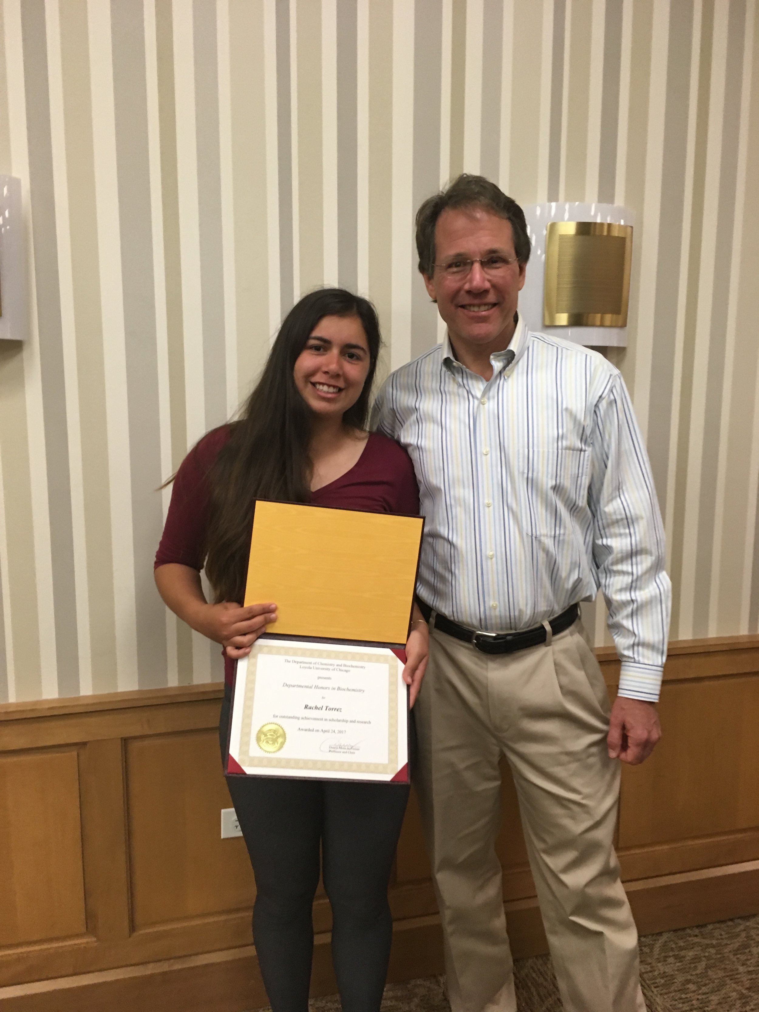  Rachel Torrez and Dr. Becker 