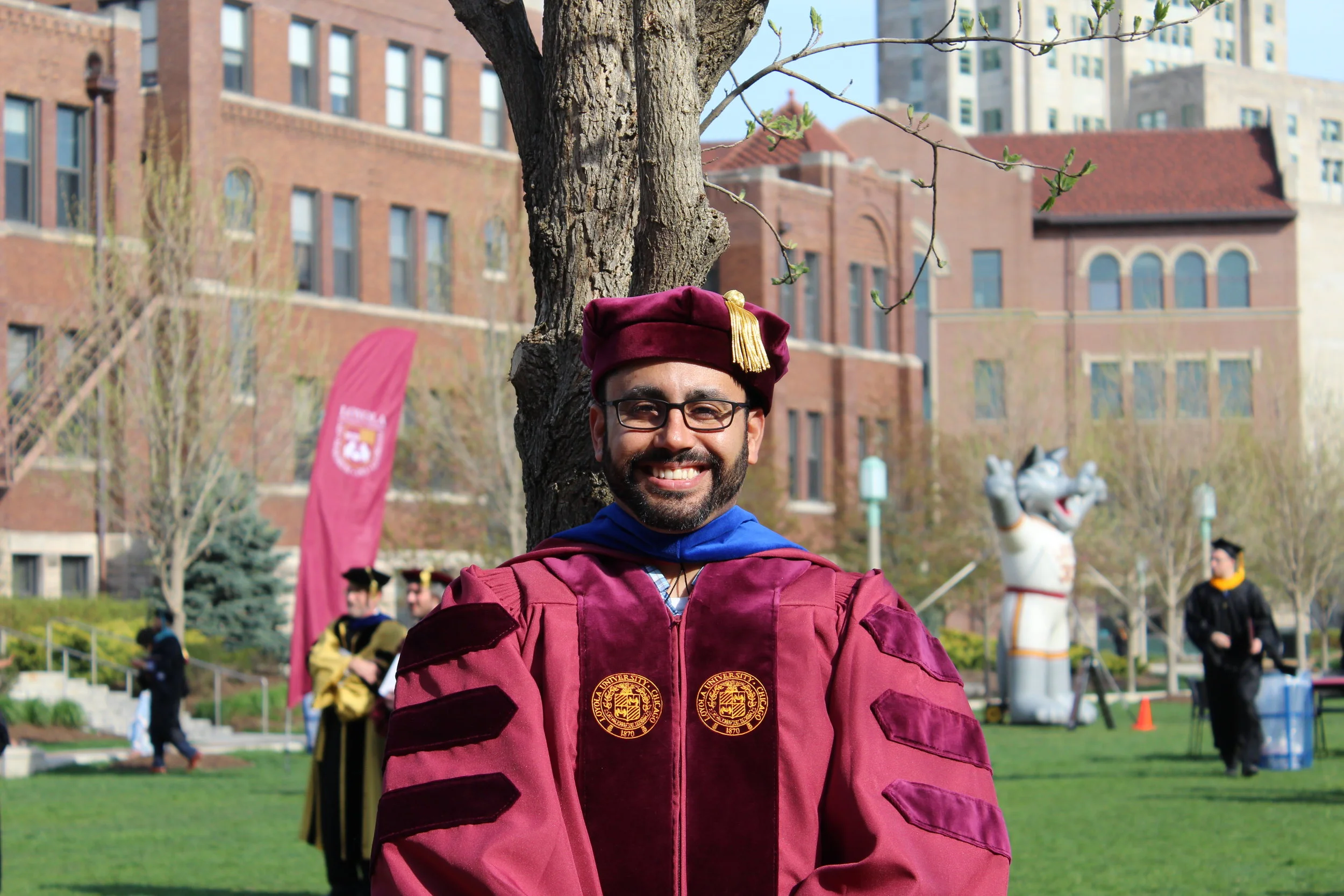  Dr. Marlon Lutz on Graduation Day (May 11, 2018) 