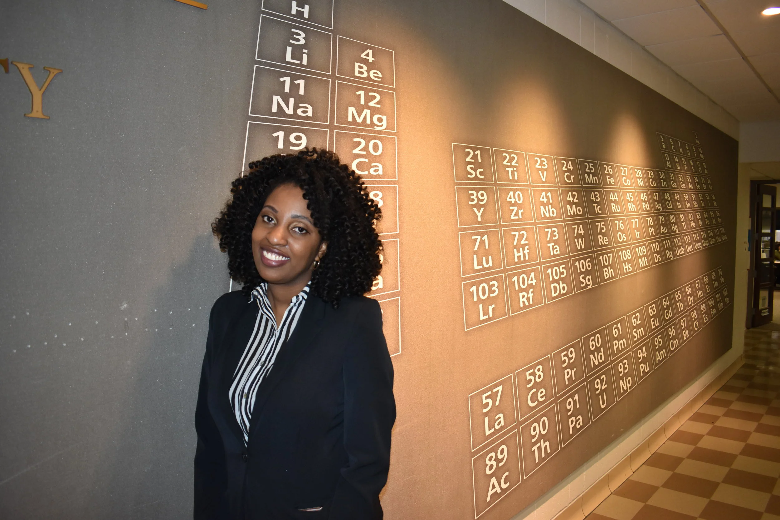  Dr. Tahirah K. Heath after successfully defending her dissertation on March 27, 2018 