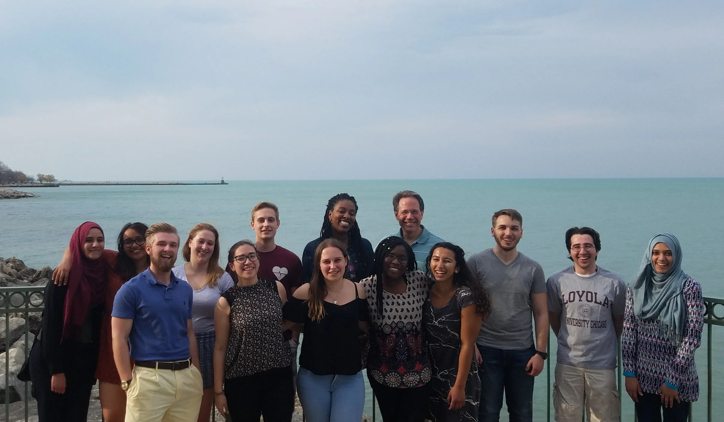 Becker Lab Group Photo from May 1, 2018 Back row (left to right): Iman Darwish, Yasmine Payne, Madison Anonick, Denis Cipurko, Dr. Tahirah Heath, Dr. Becker, Xhulio Arolli, Michael Serwetnyk, and Thahani Shifna Front row: Elliot Gild, Estefany Guzman, Oliwia Ozog, Ademilola Tejuoso, and Claire Herbert