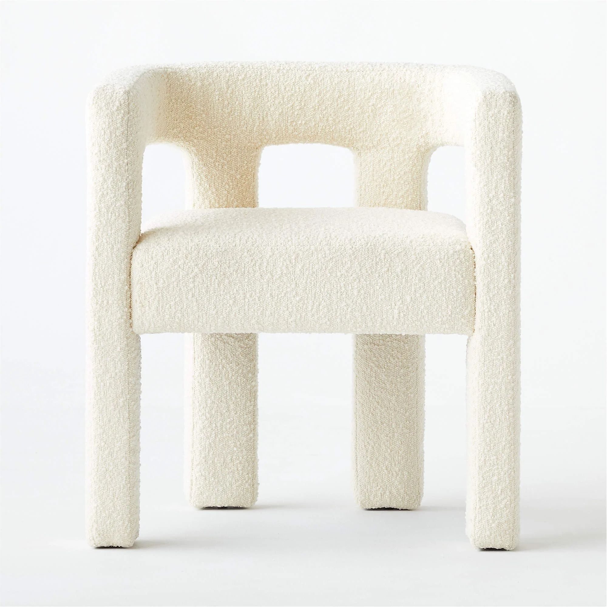Modern Boucle Armchair