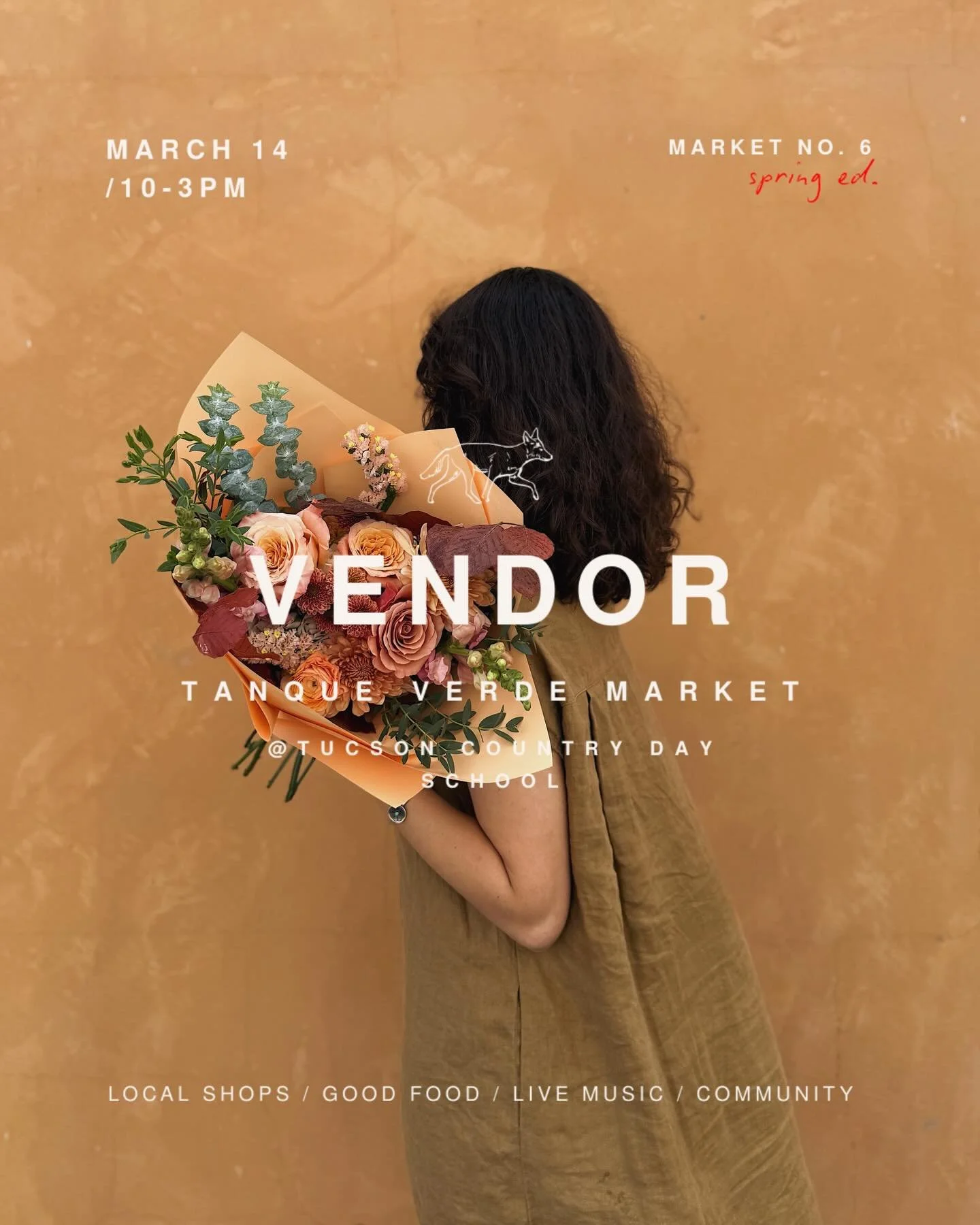 Bloom Maven is officially part of the Tanque Verde Market. ✨
We&rsquo;ll be bringing fresh flowers, cactus arrangements, and gifts. 
Come shop local &amp; grab a bouquet 🌸 

#tanqueverdemarket #tucsonlocalbusiness #freshflowers
