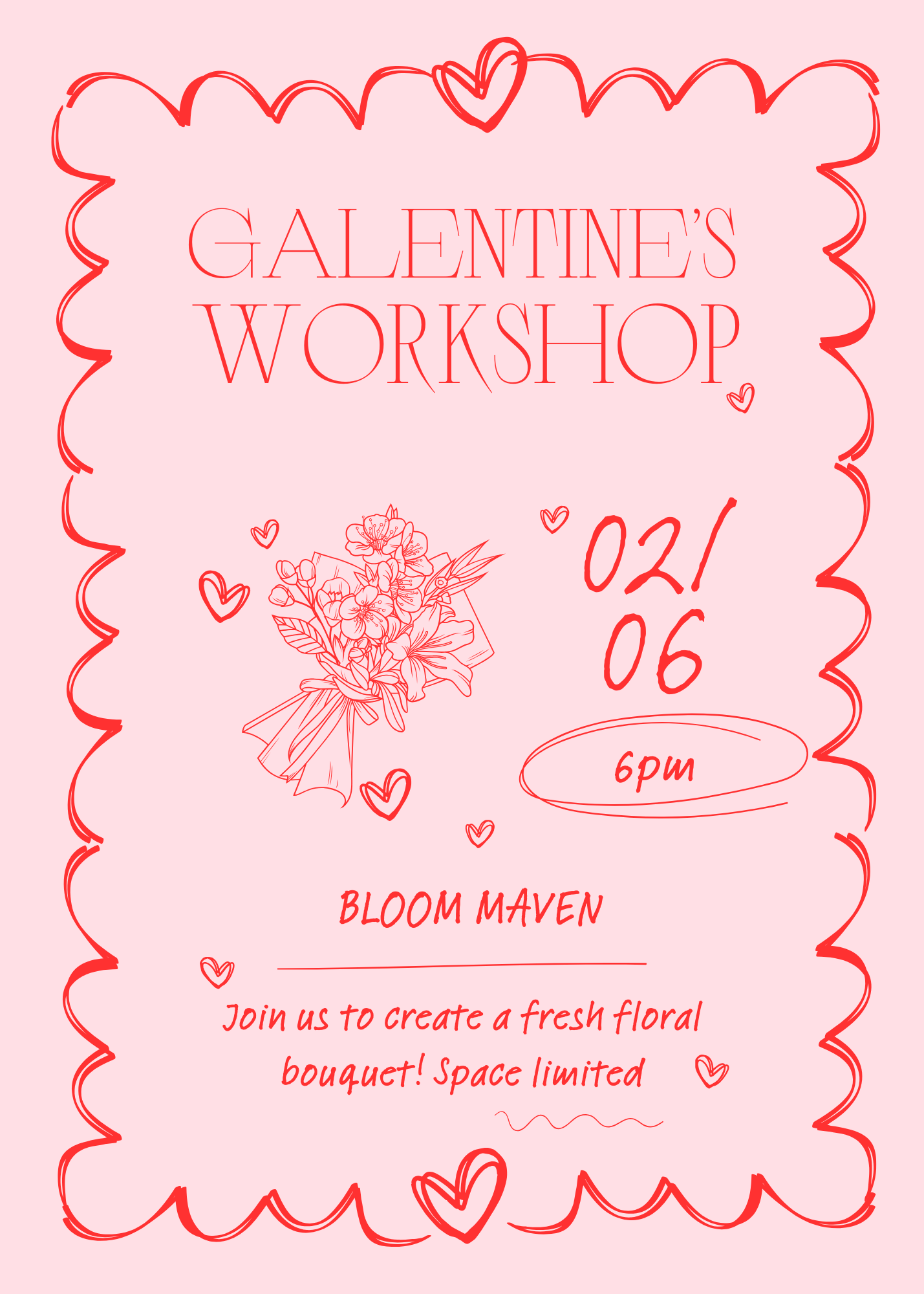 Galentine's Day Bouquet Workshop | Feb. 6