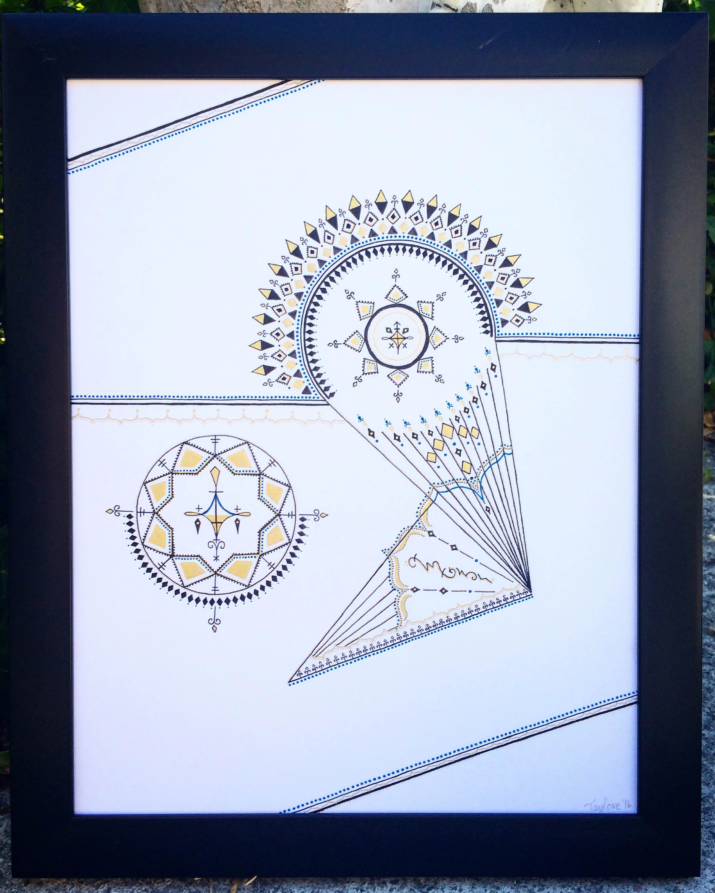 'Faceted Fragility' 11x14 - NFS