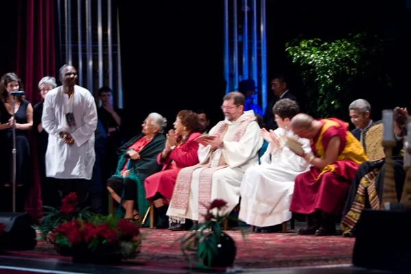 Samite 2007 performance for the Dalai Lama. photo Jon Reis.
