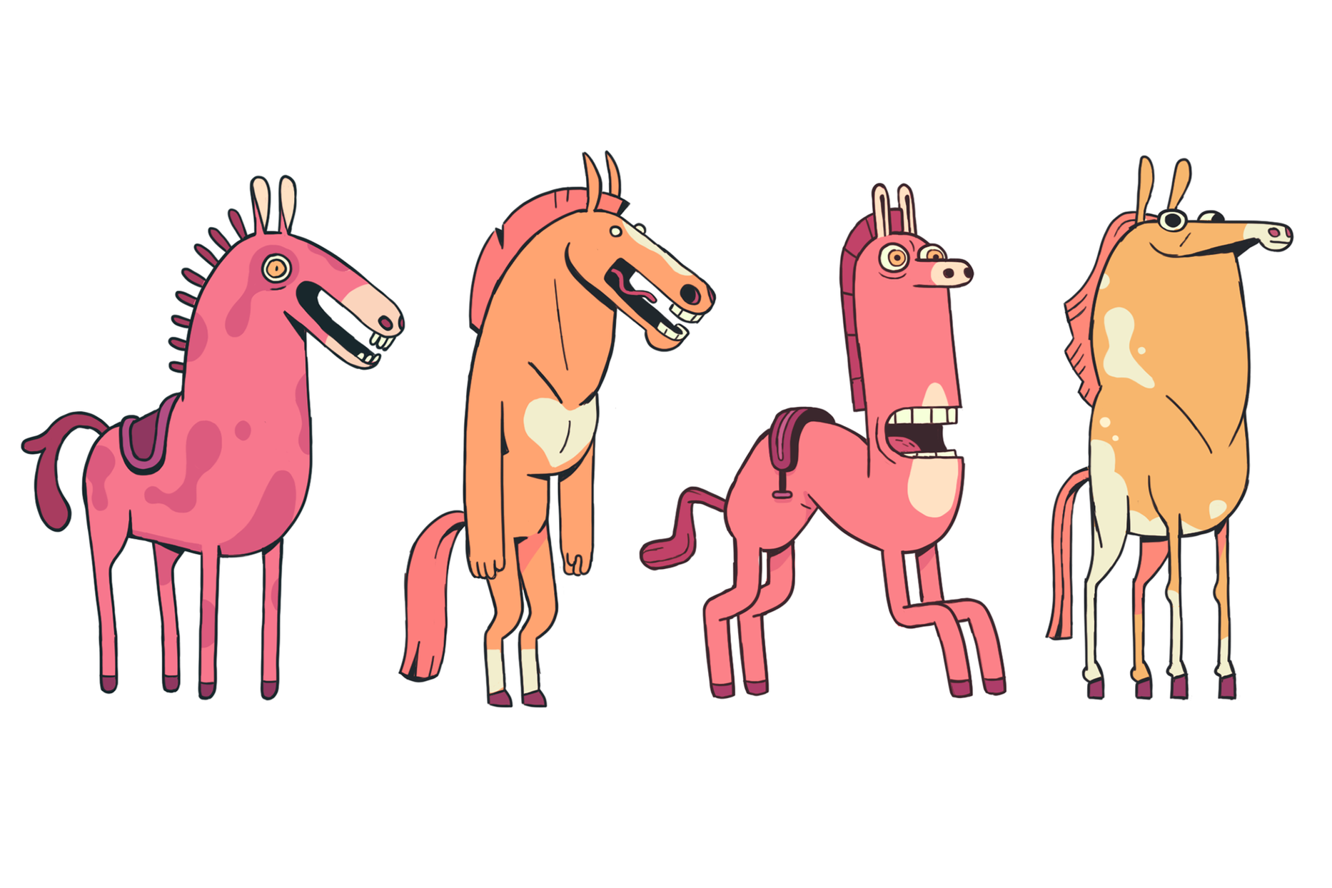 Four+Horses+matted+11x8_5.png
