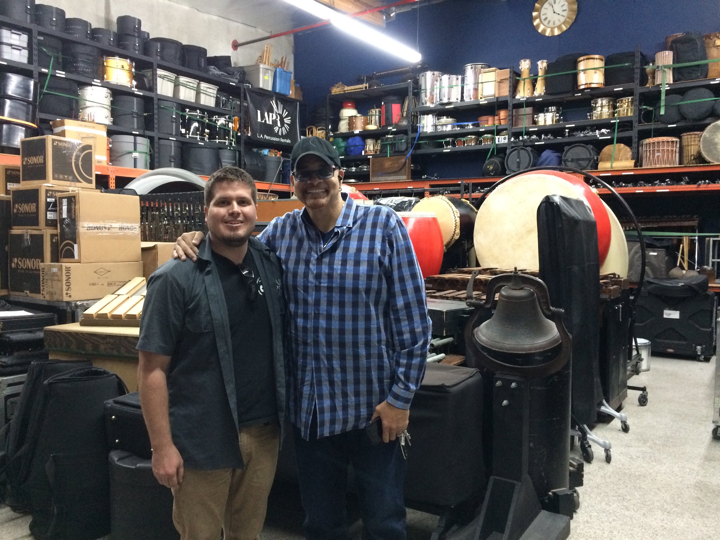  Sinbad visiting LAPR to pick up gear for an upcoming show 